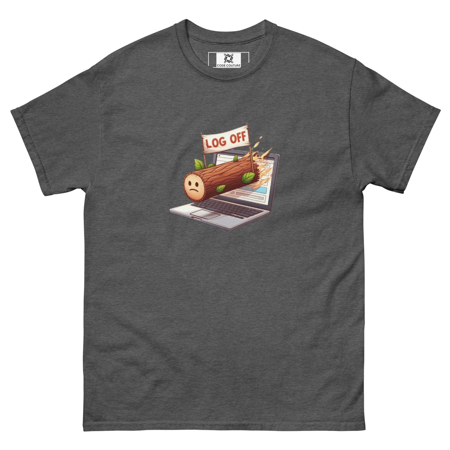 Log Off tee - Dark