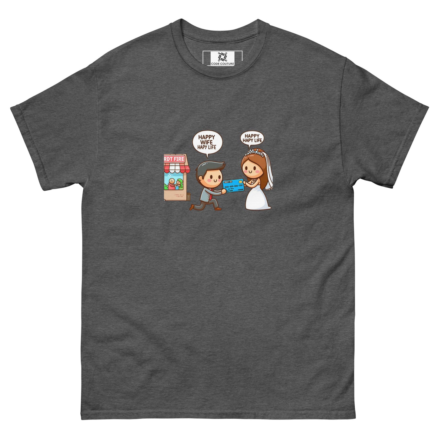 Happy Wife tee - Dark