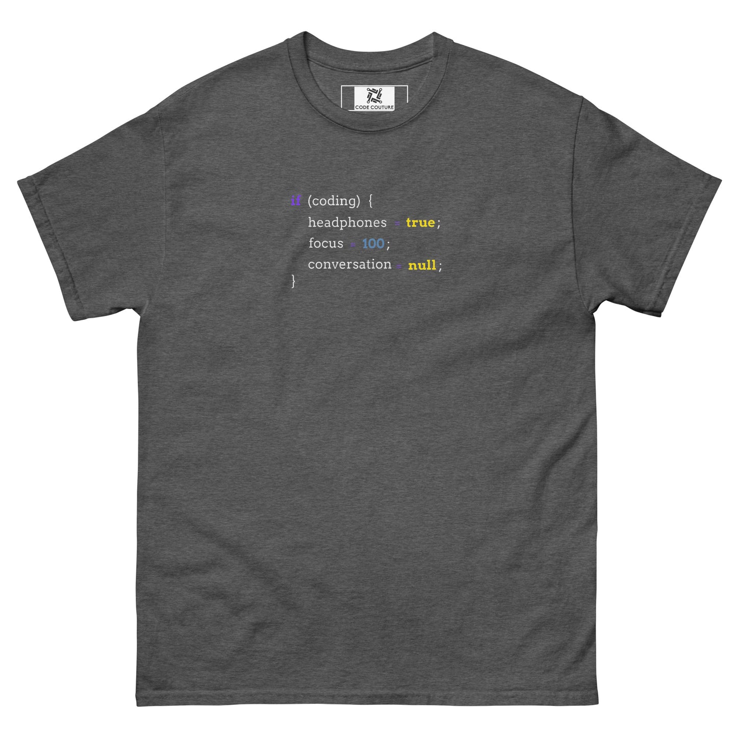 If Coding tee - Dark