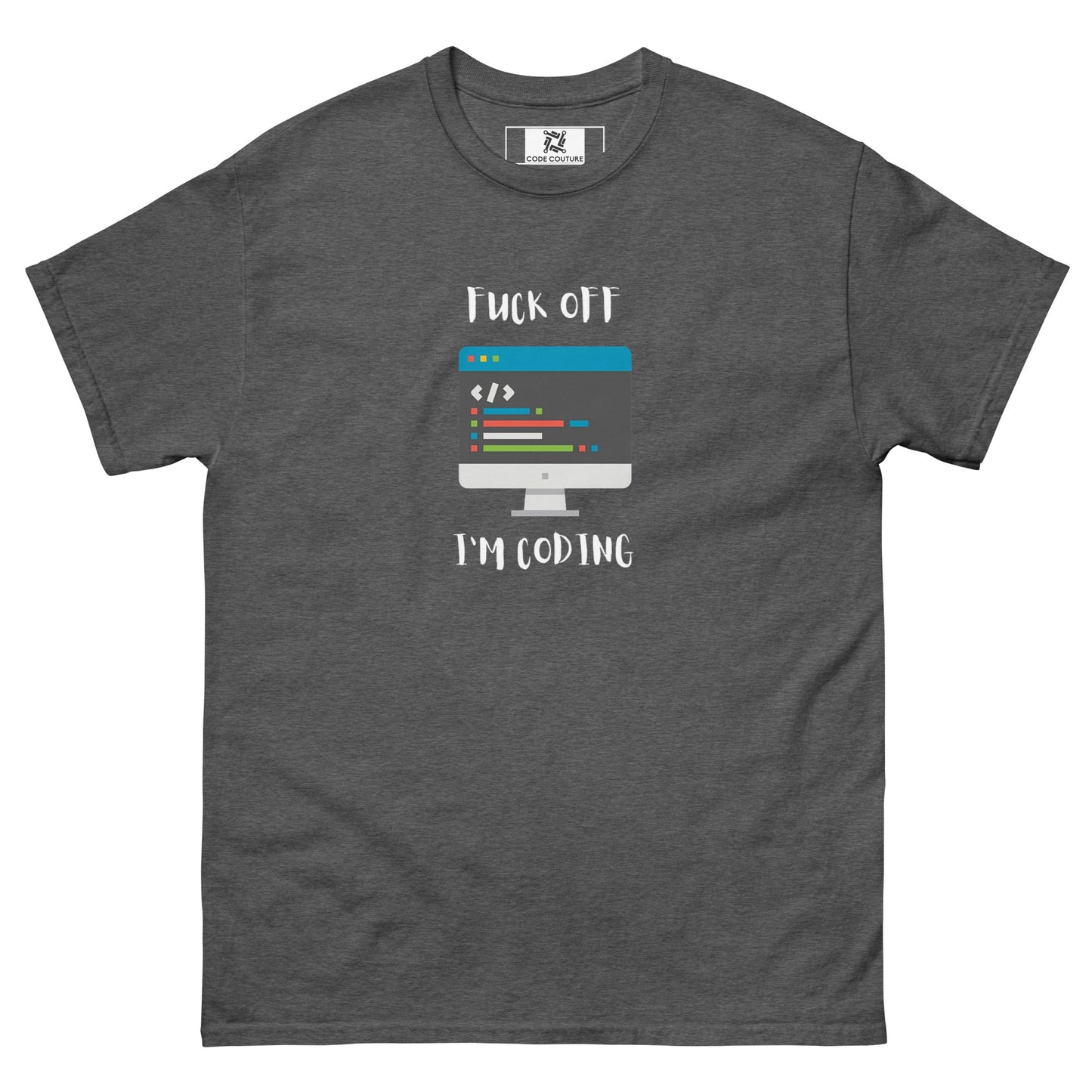 F Off I'm Coding tee - Dark