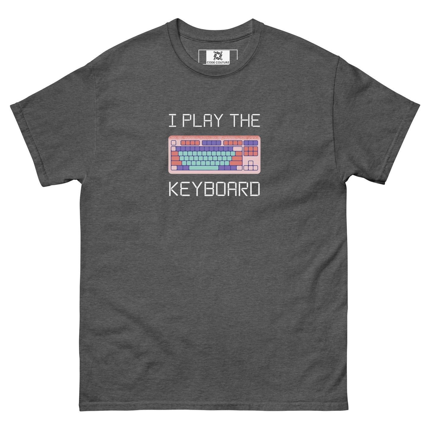 Play The Keyboard tee - Dark