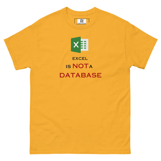 Excel Not a DB classic tee
