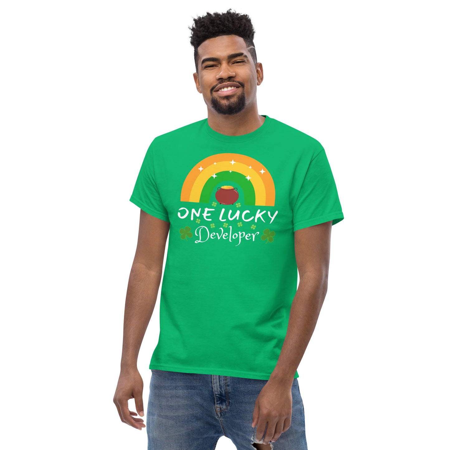 One Lucky Dev classic tee - Green