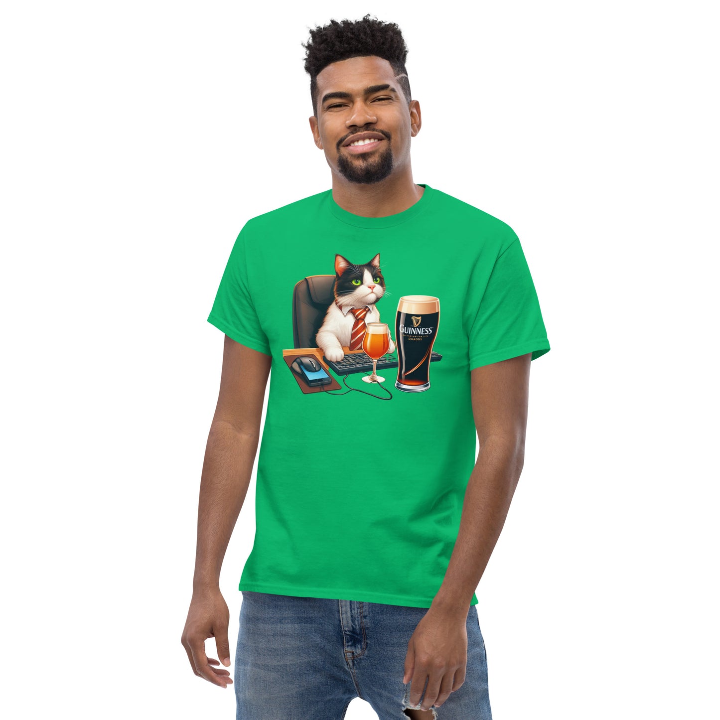 Guinness Developer Cat tee