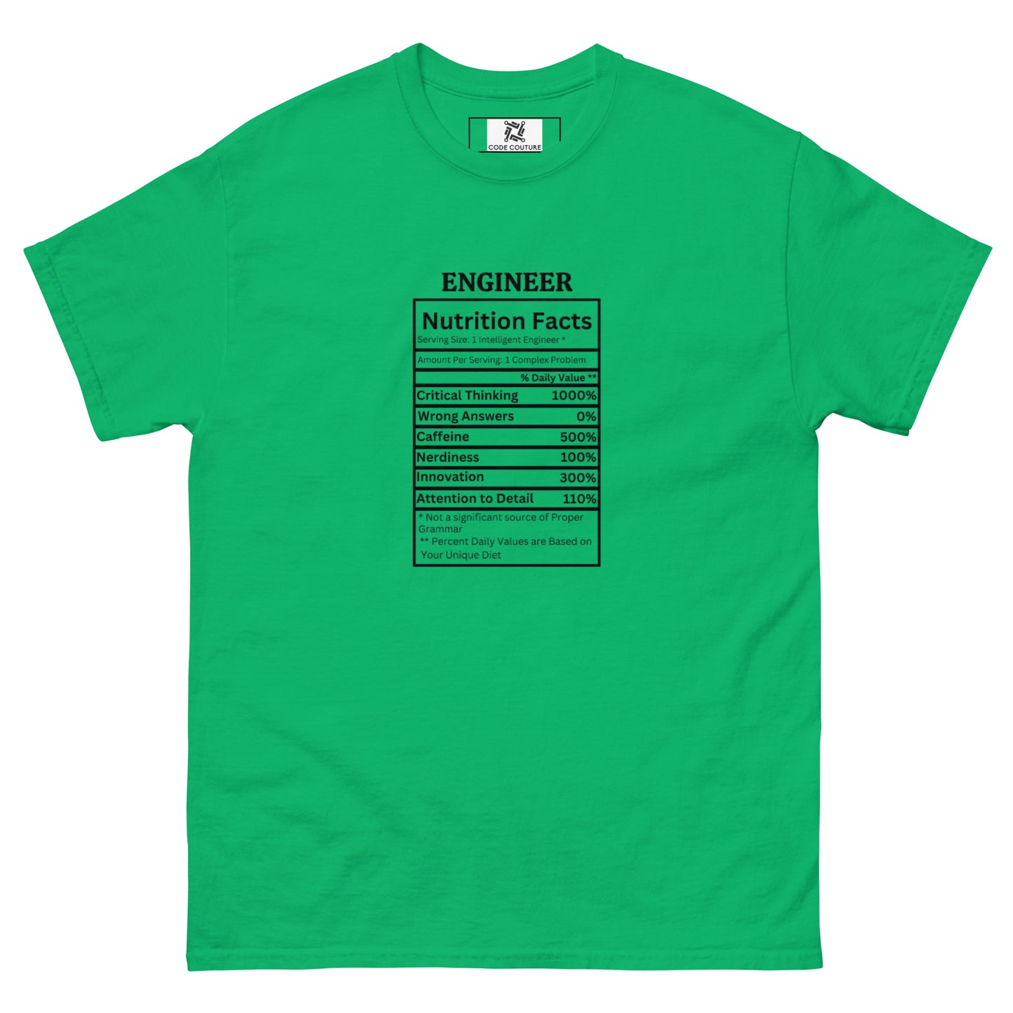 Nutrition Facts tee