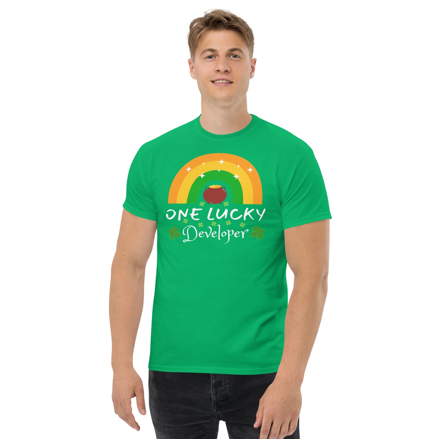 One Lucky Dev classic tee - Green