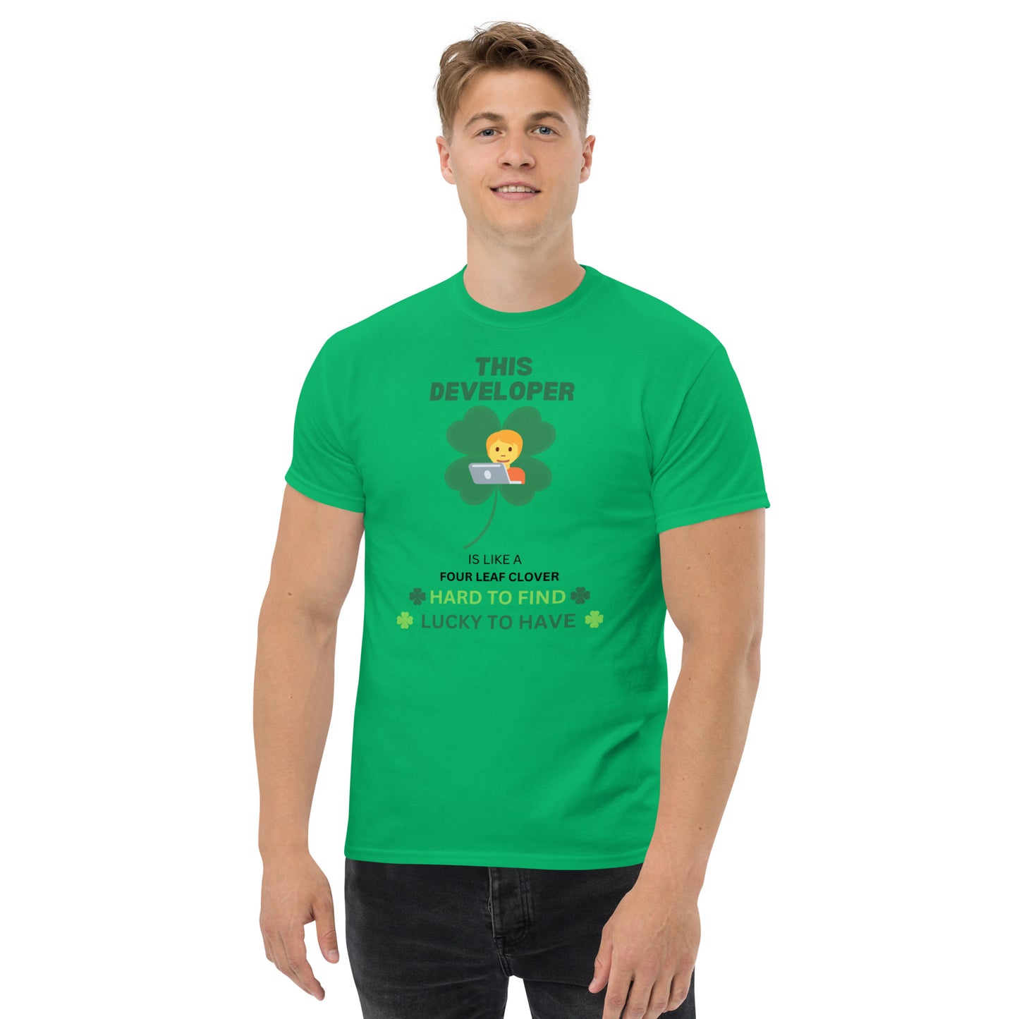 Lucky to Have Developer tee