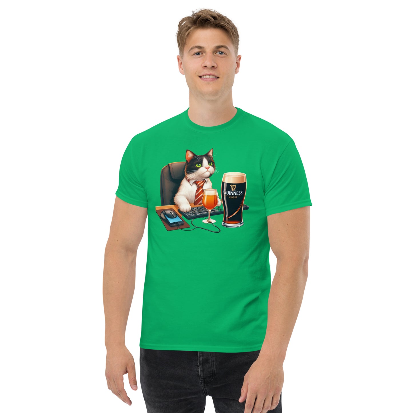 Guinness Developer Cat tee