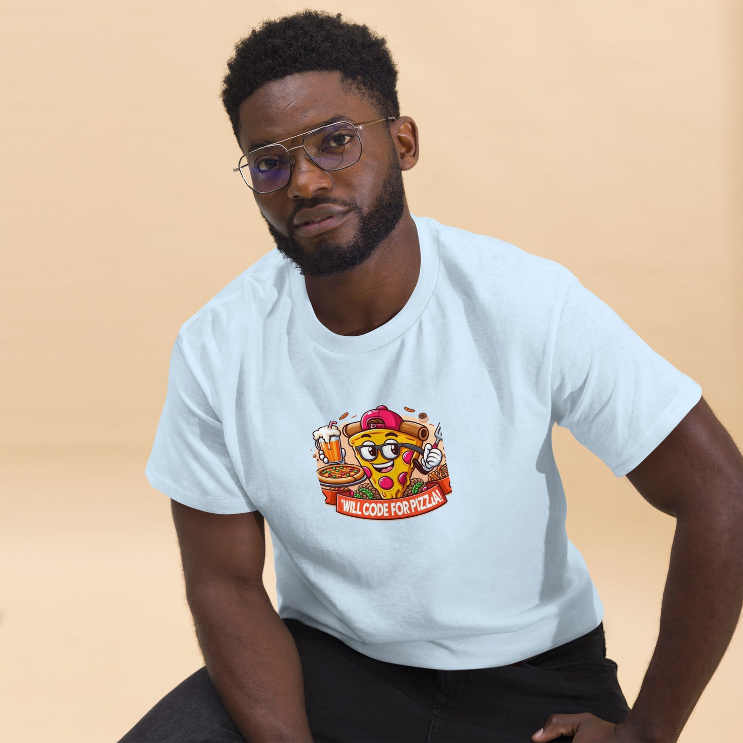 Code For Pizza tee