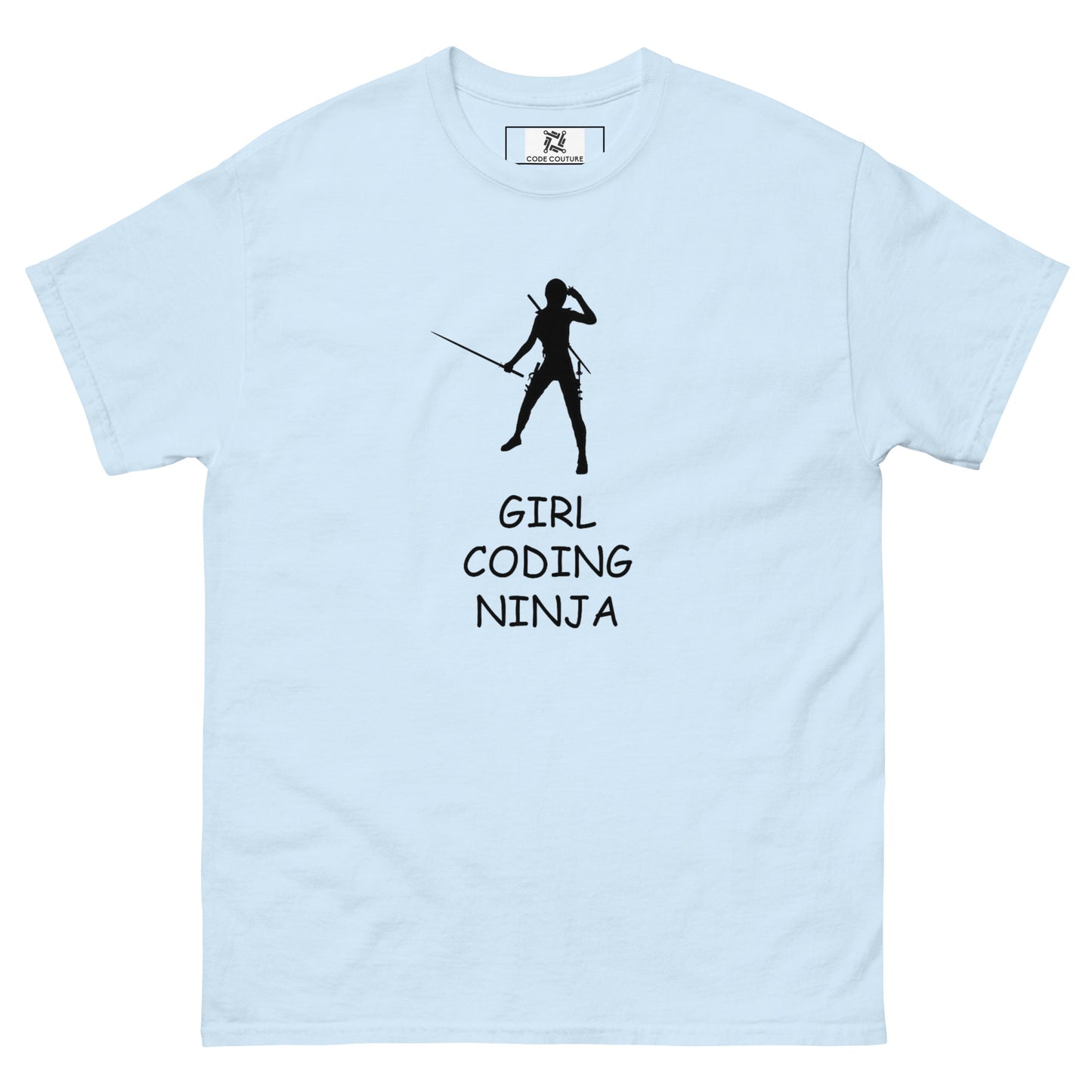 Girl Coding Ninja classic tee