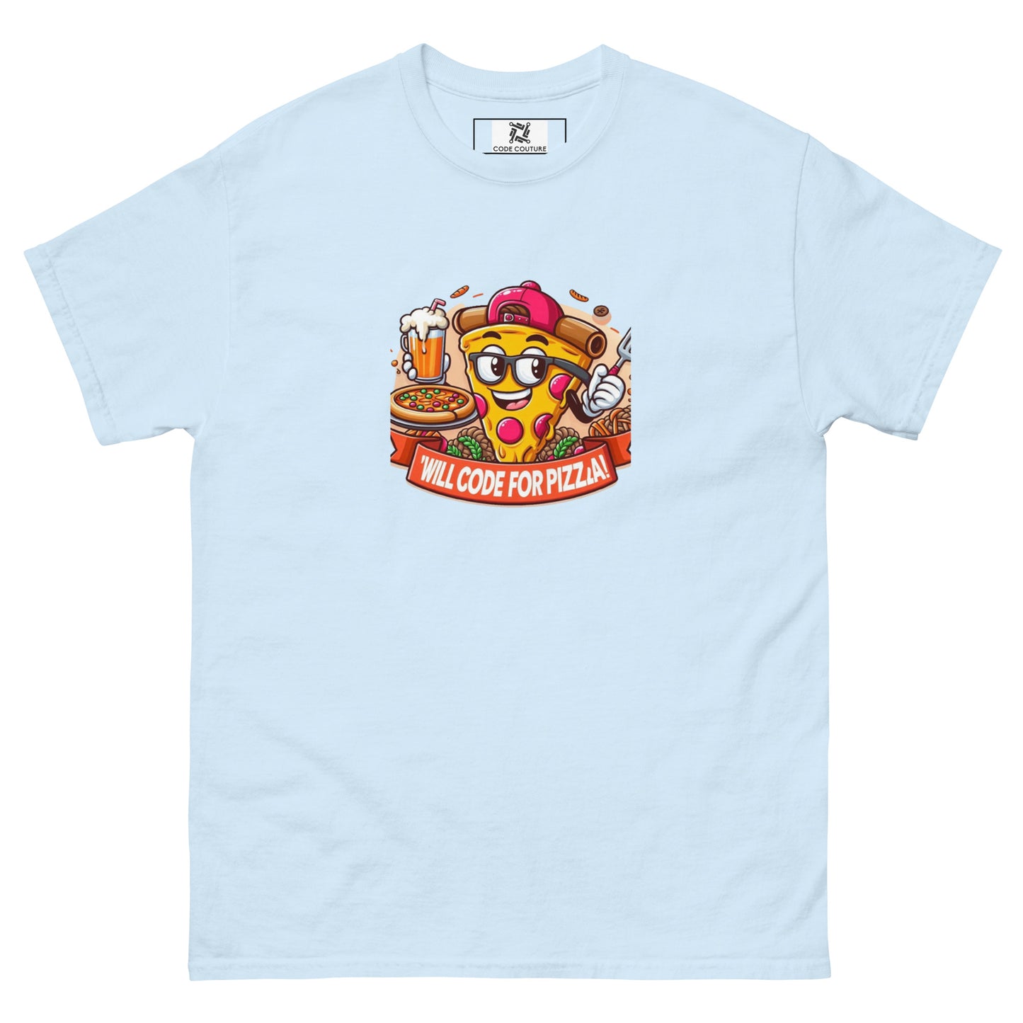 Code For Pizza tee