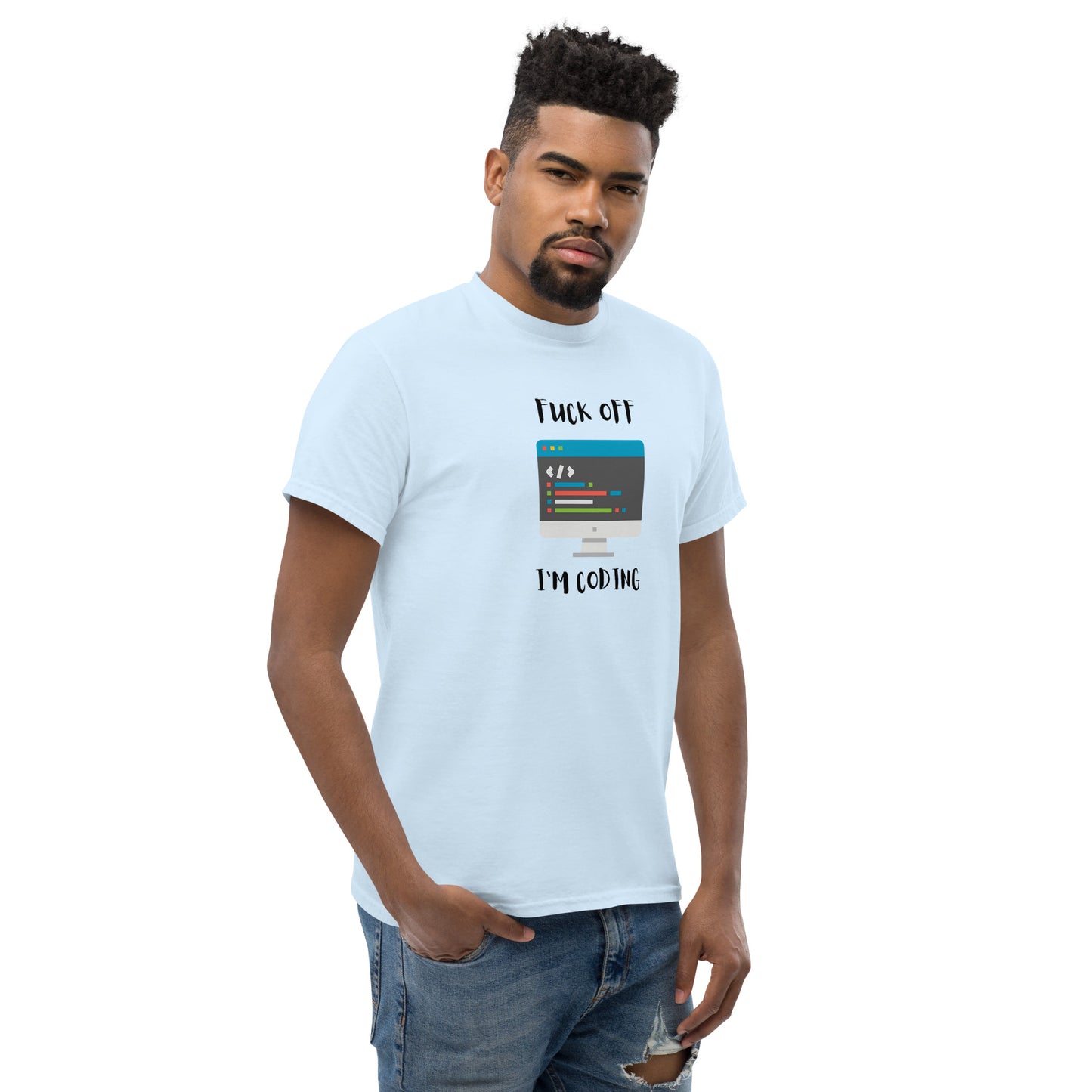 F Off I'm Coding tee