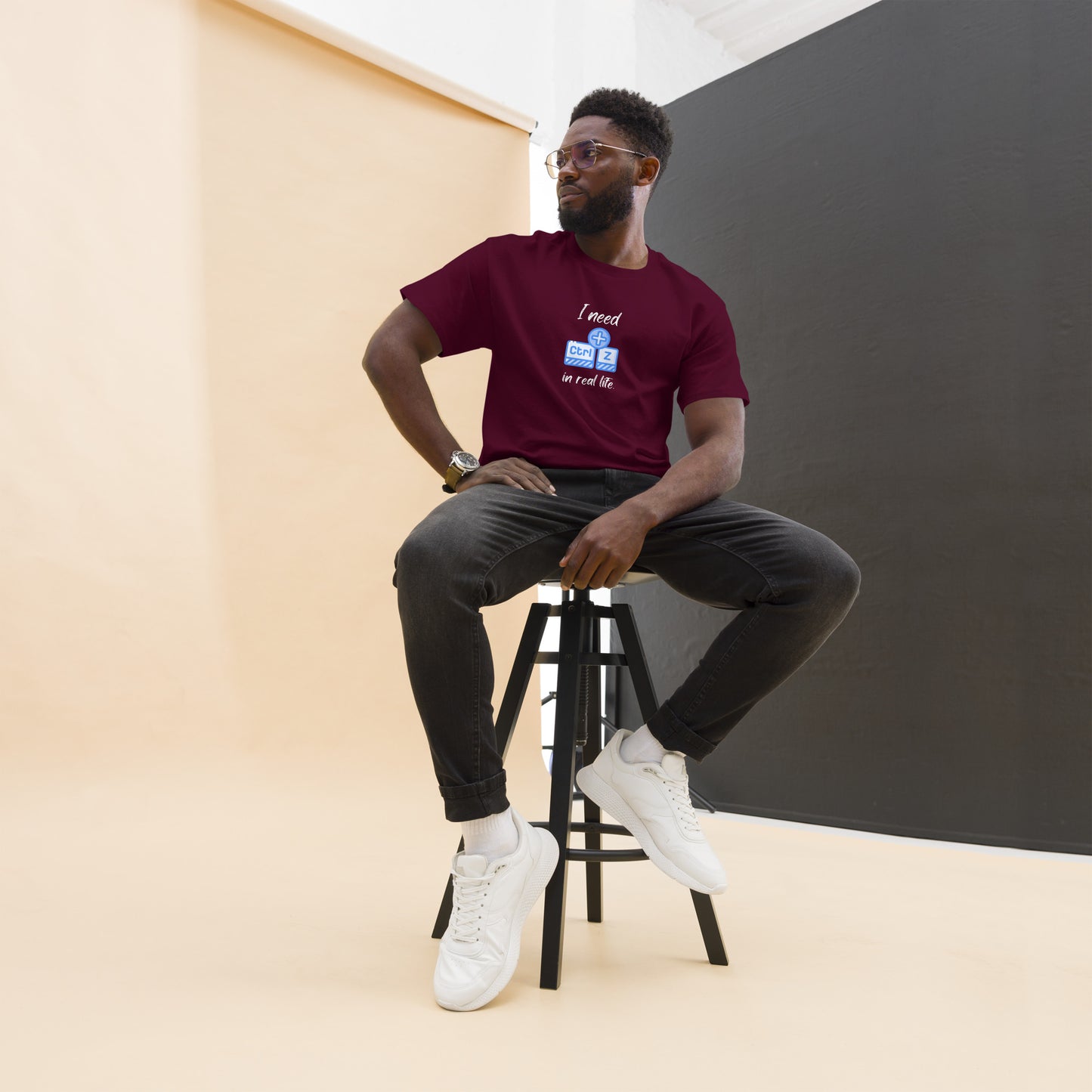 CTRL Z classic tee - Dark