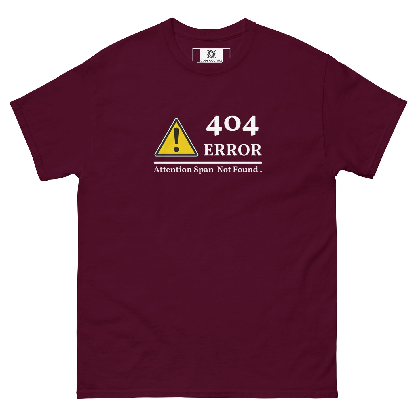 Error 404 tee - Dark