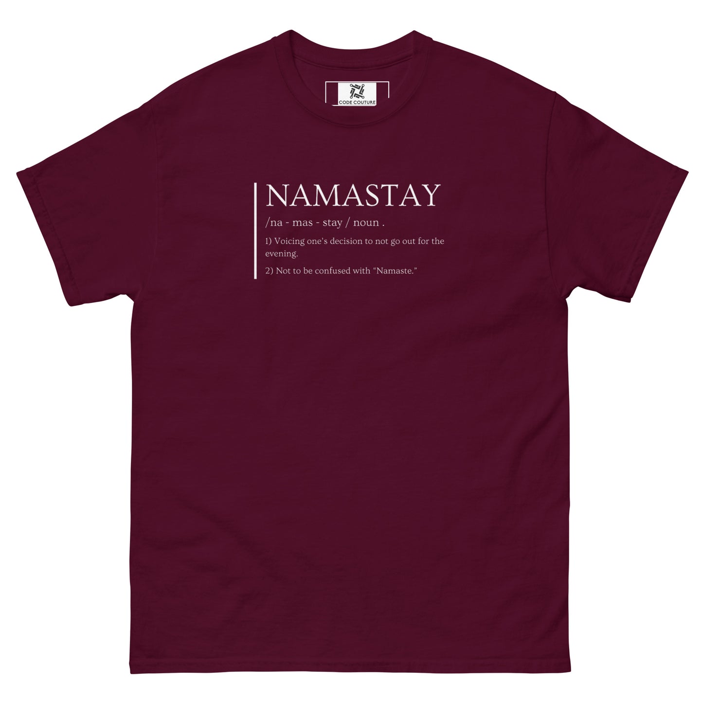 NAMASTAY tee - Dark