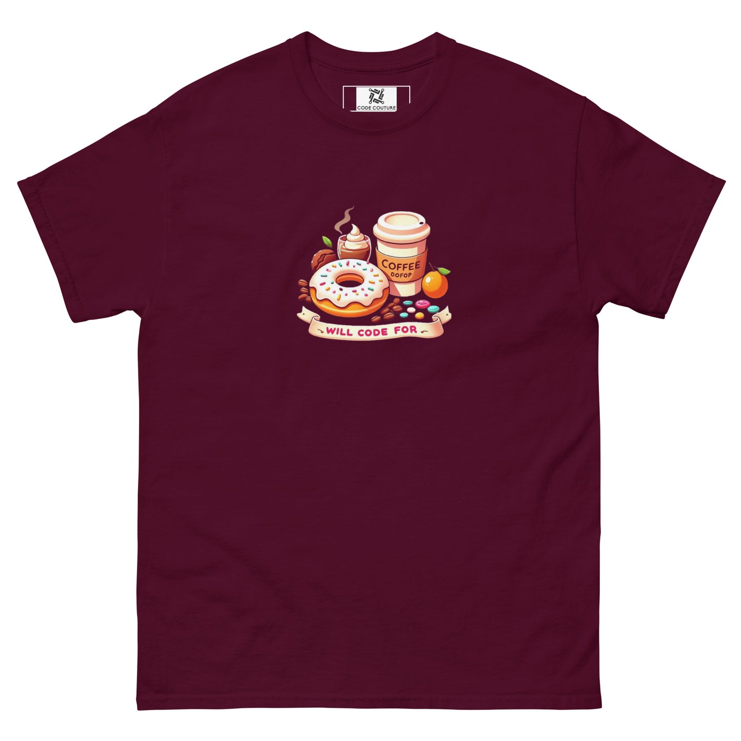 Code For Doughnuts tee - Dark