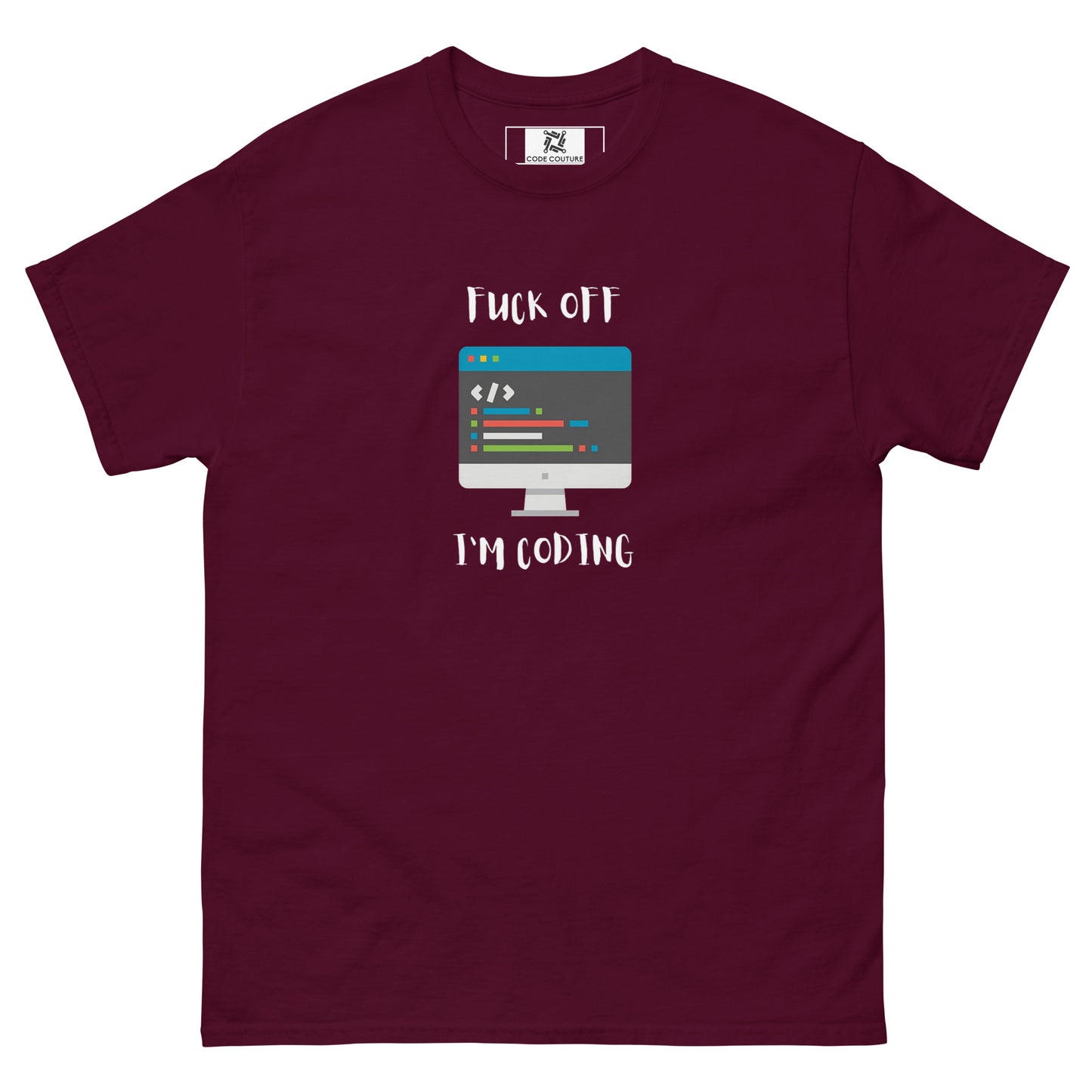 F Off I'm Coding tee - Dark