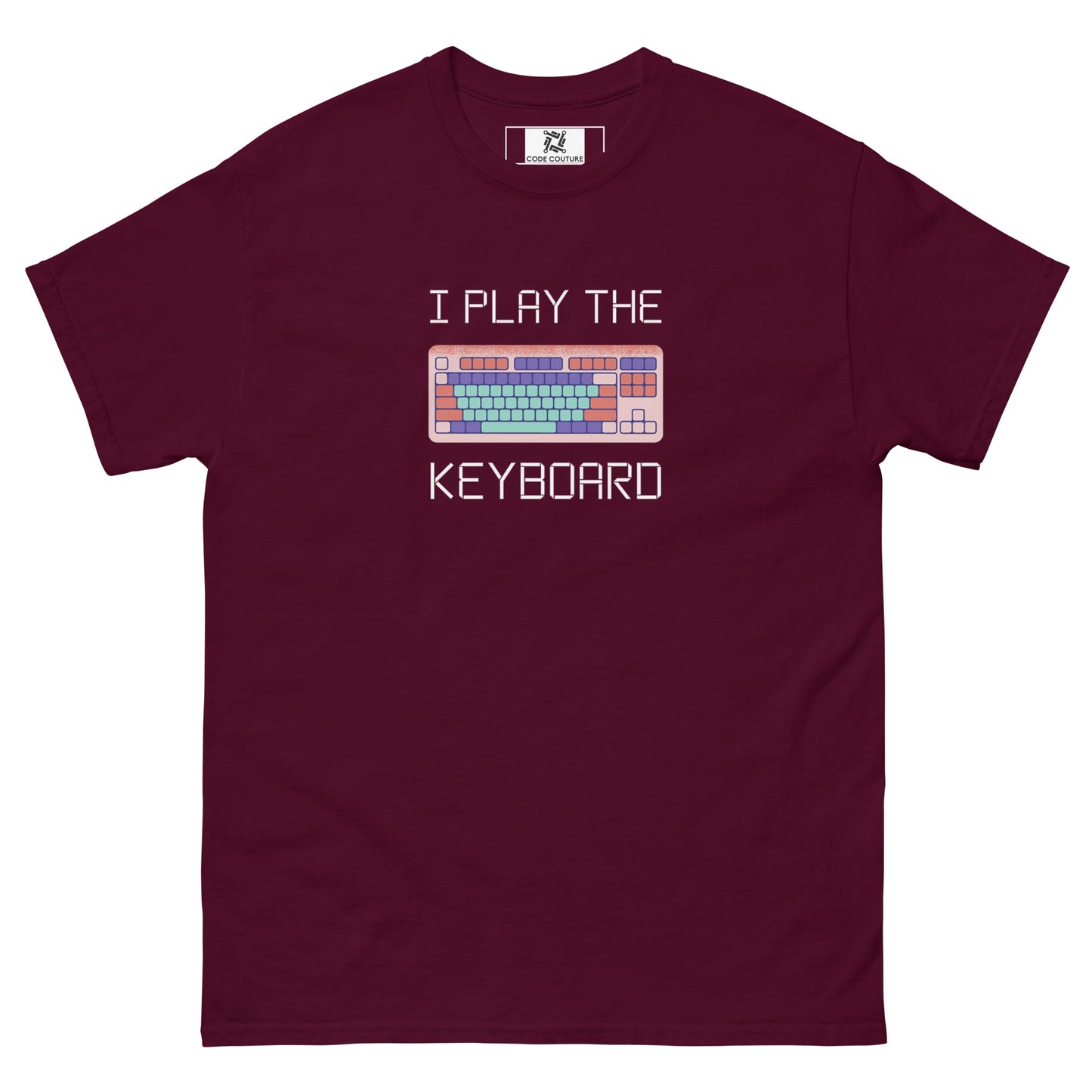 Play The Keyboard tee - Dark