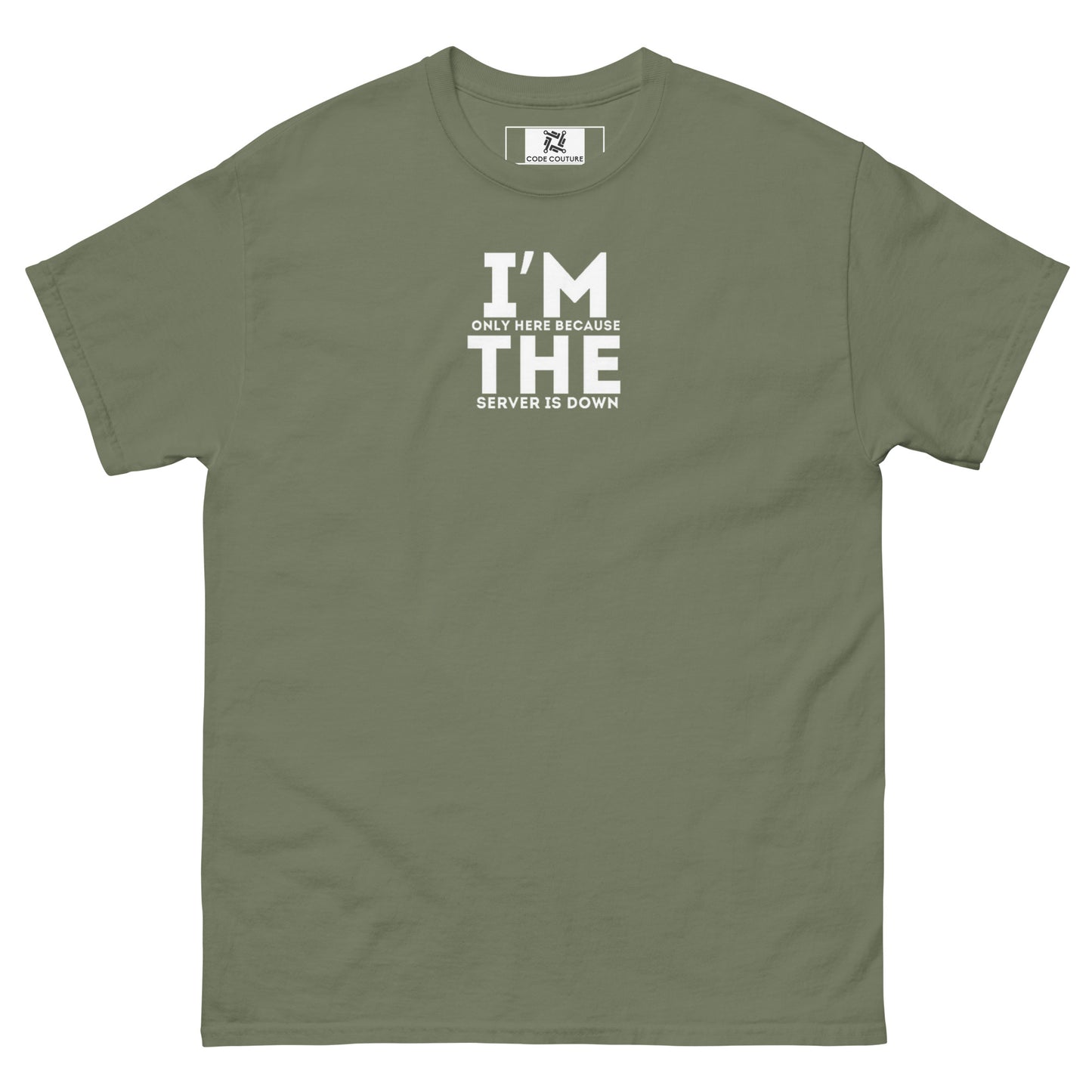 Why I'm here classic tee - Dark