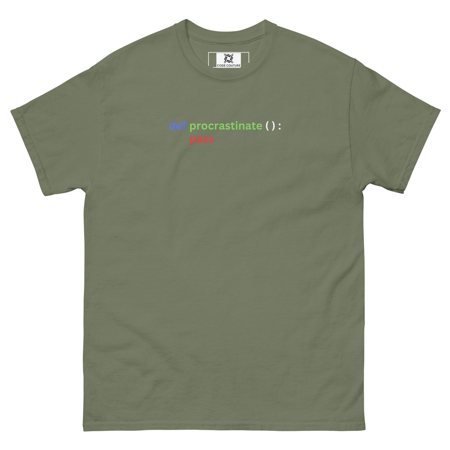 Procrastinate tee - Dark