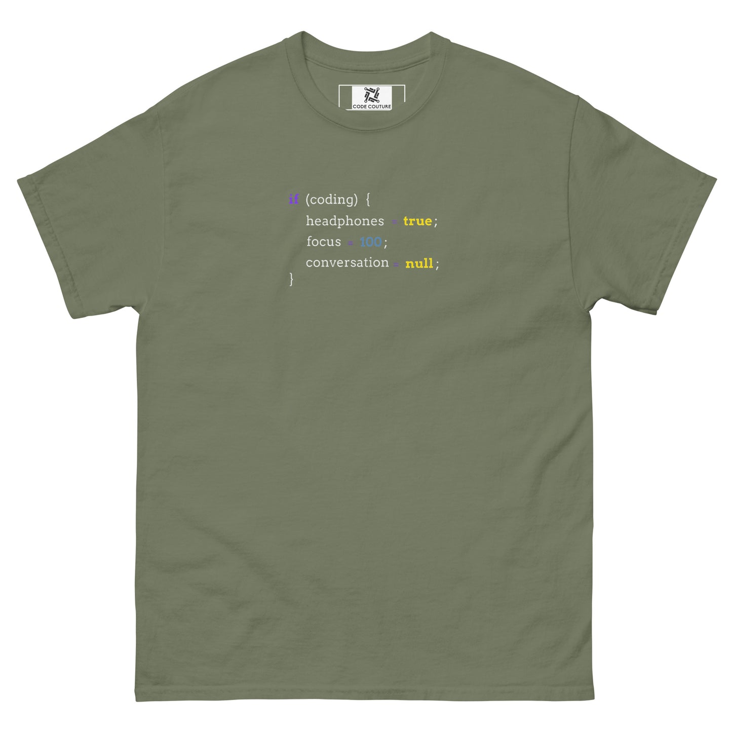 If Coding tee - Dark