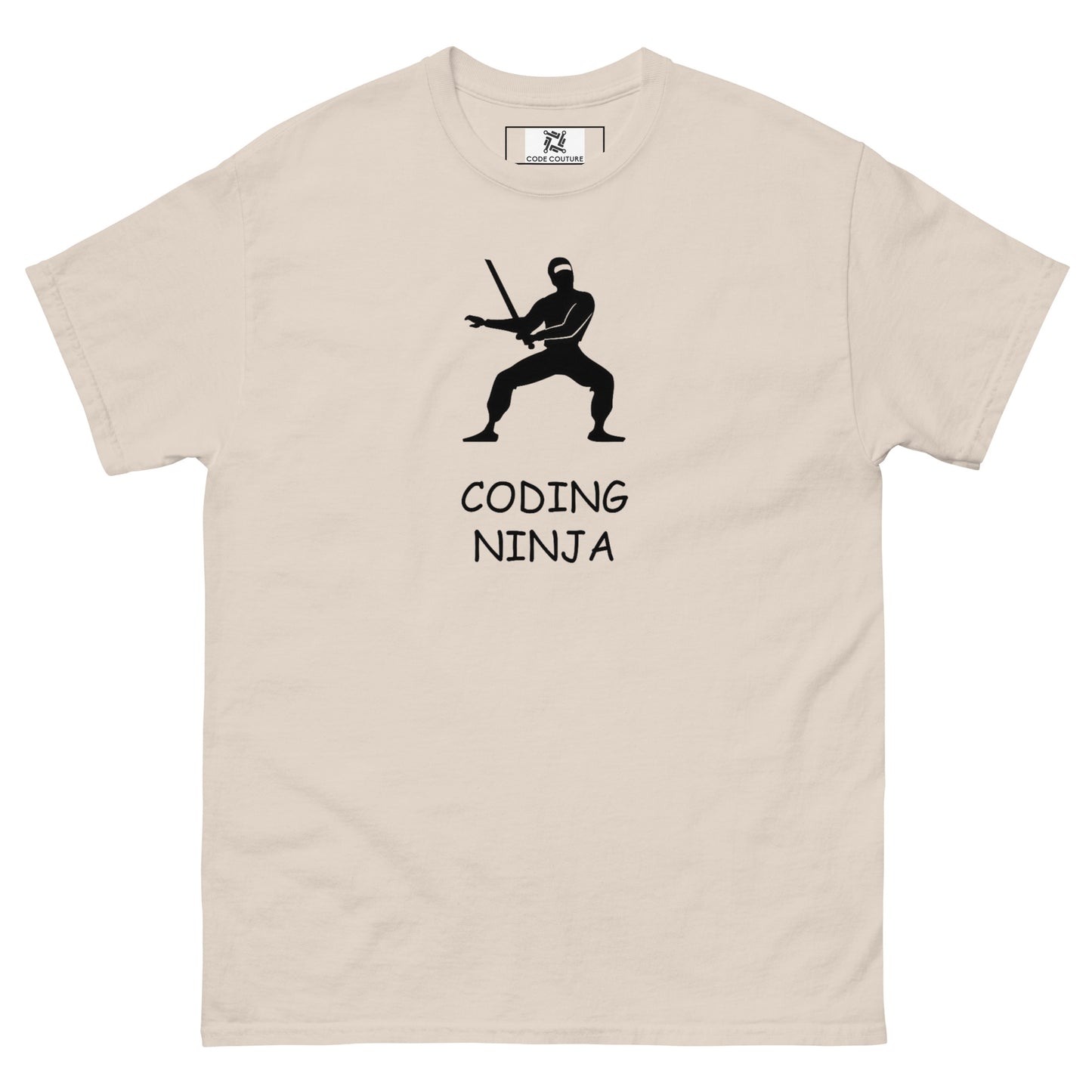 Ninja Coder classic tee - Light