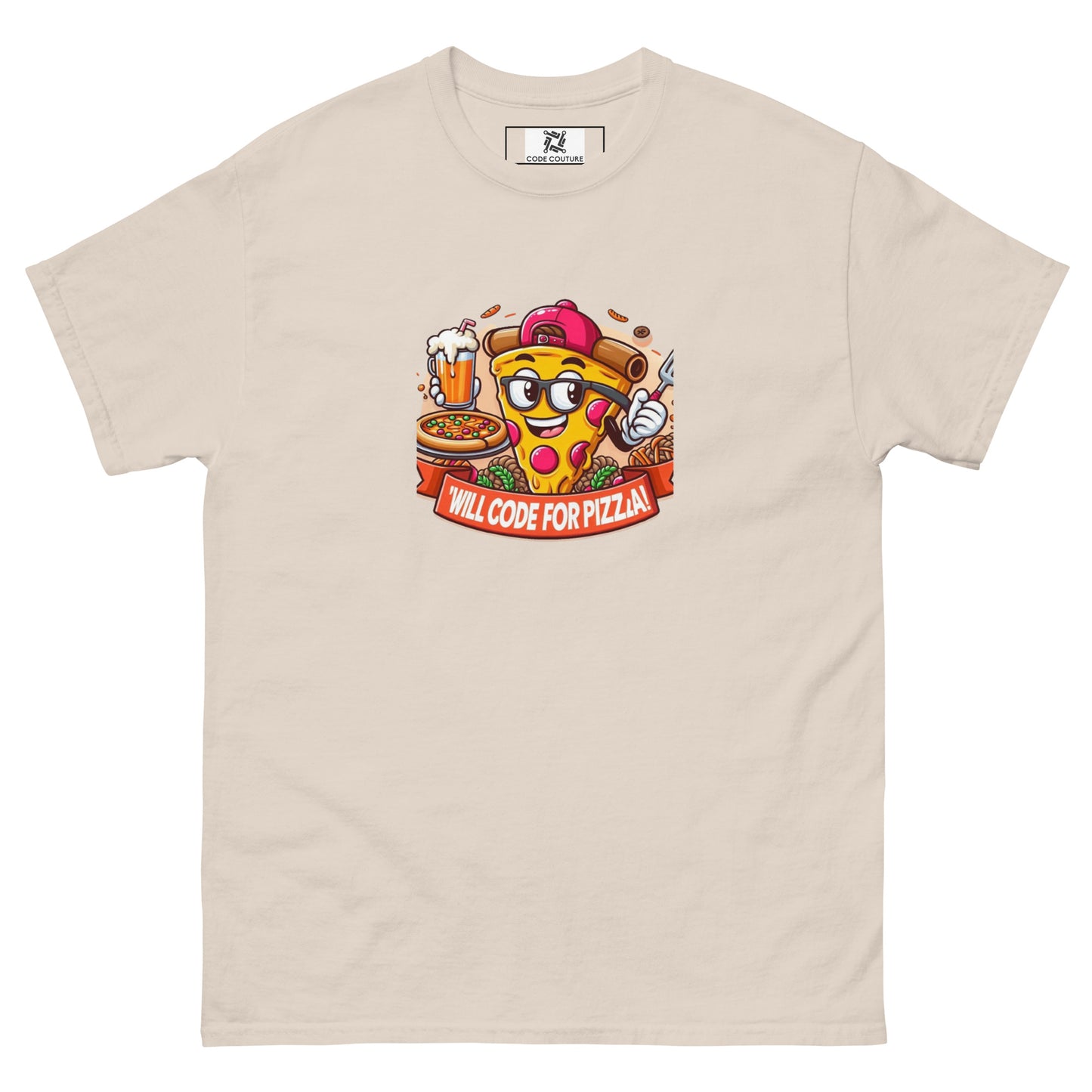 Code For Pizza tee