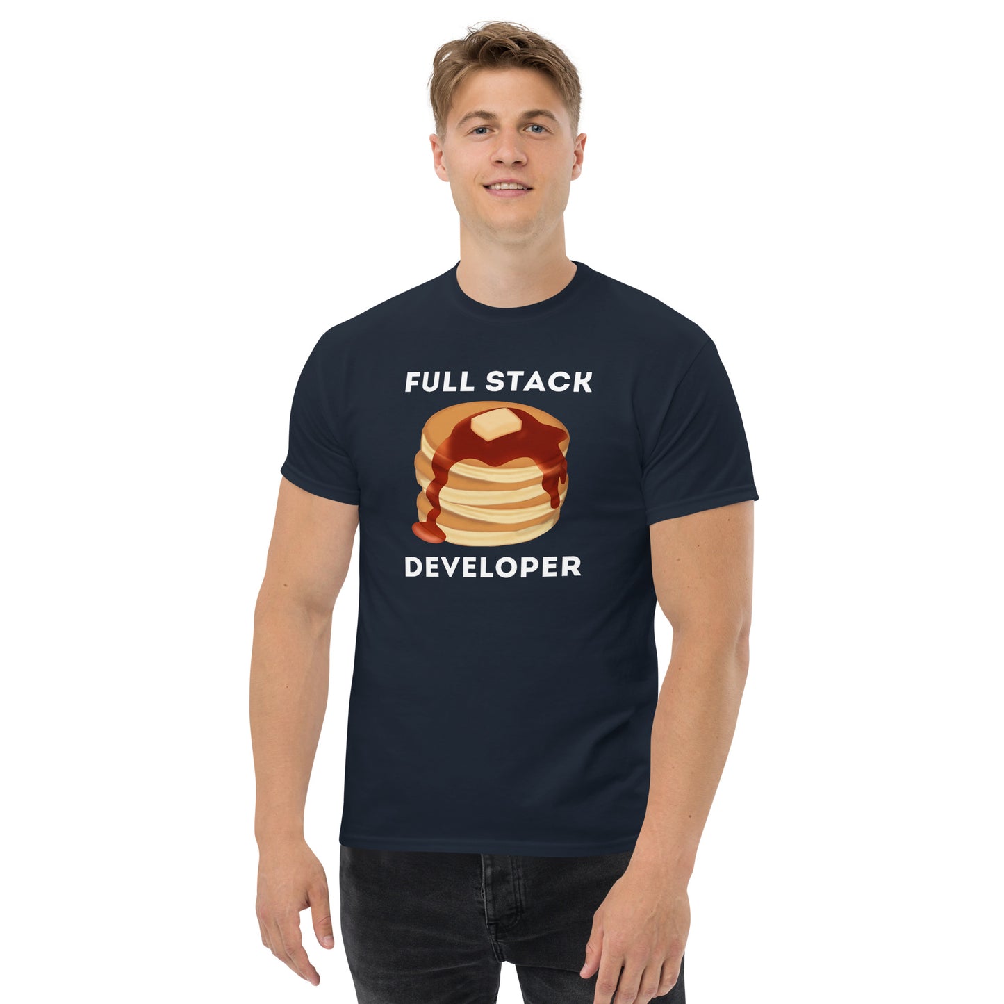 Full Stack Pancakes classic tee