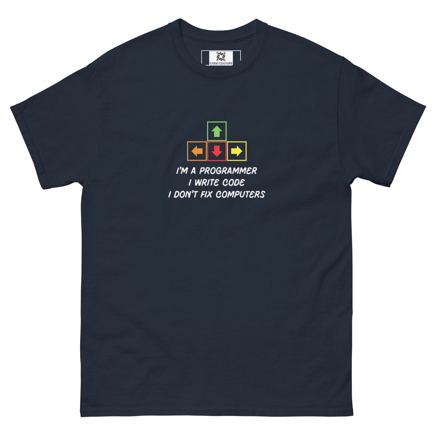 I Write Code tee - Dark