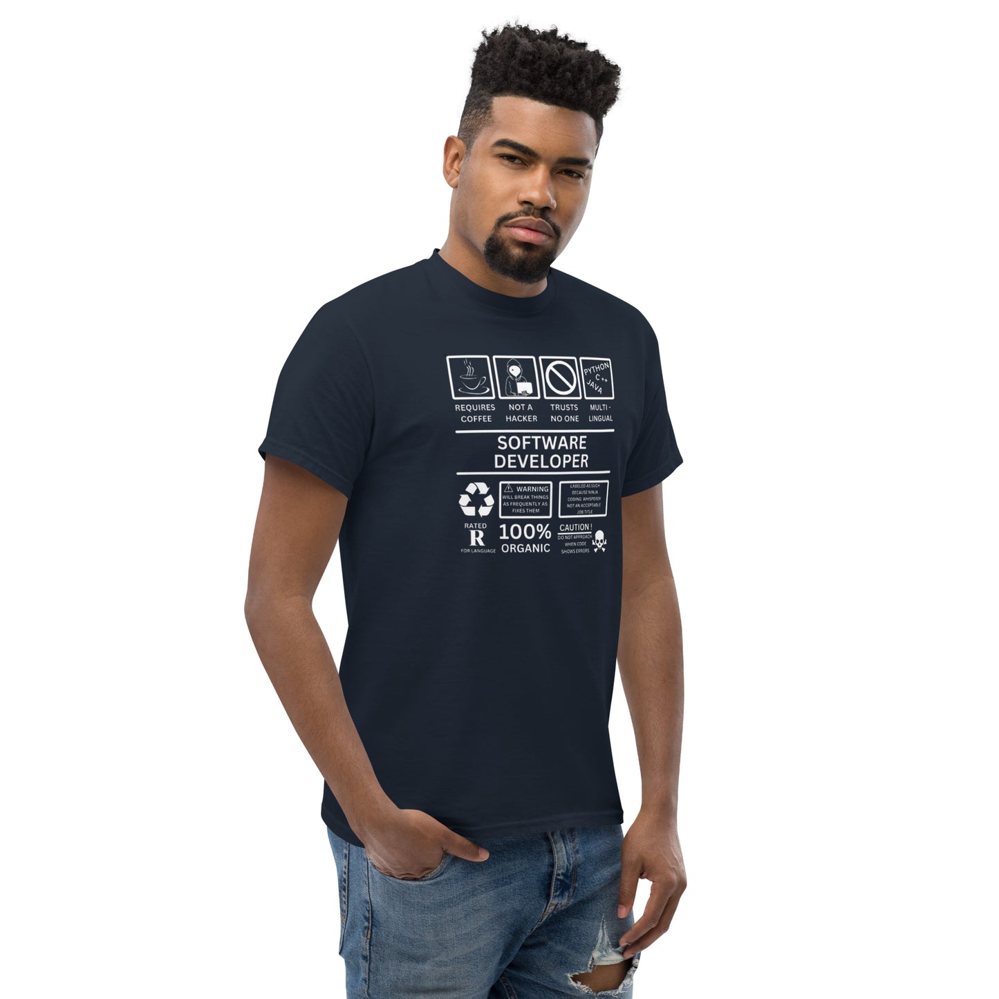 Software Developer tee - Dark