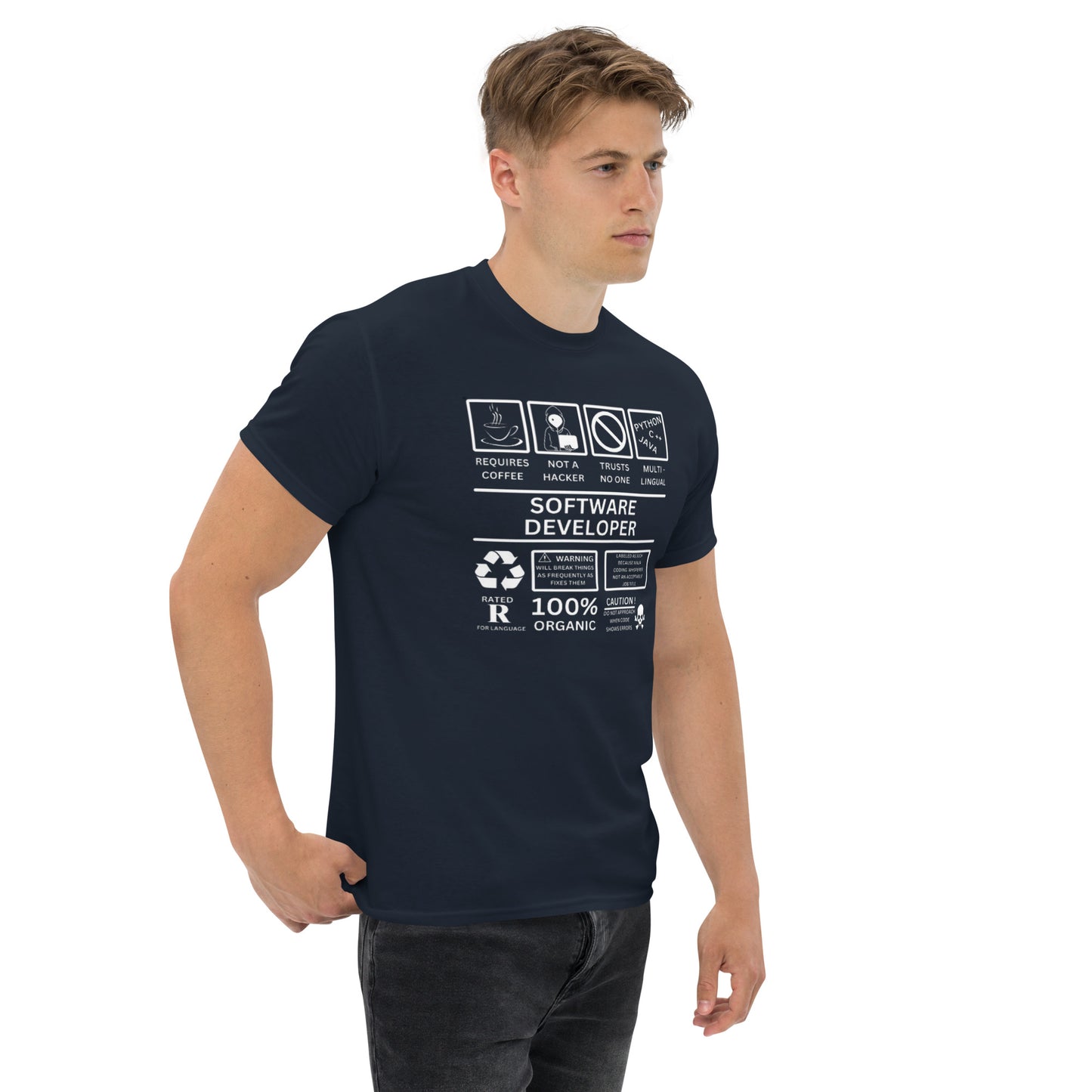 Software Developer tee - Dark