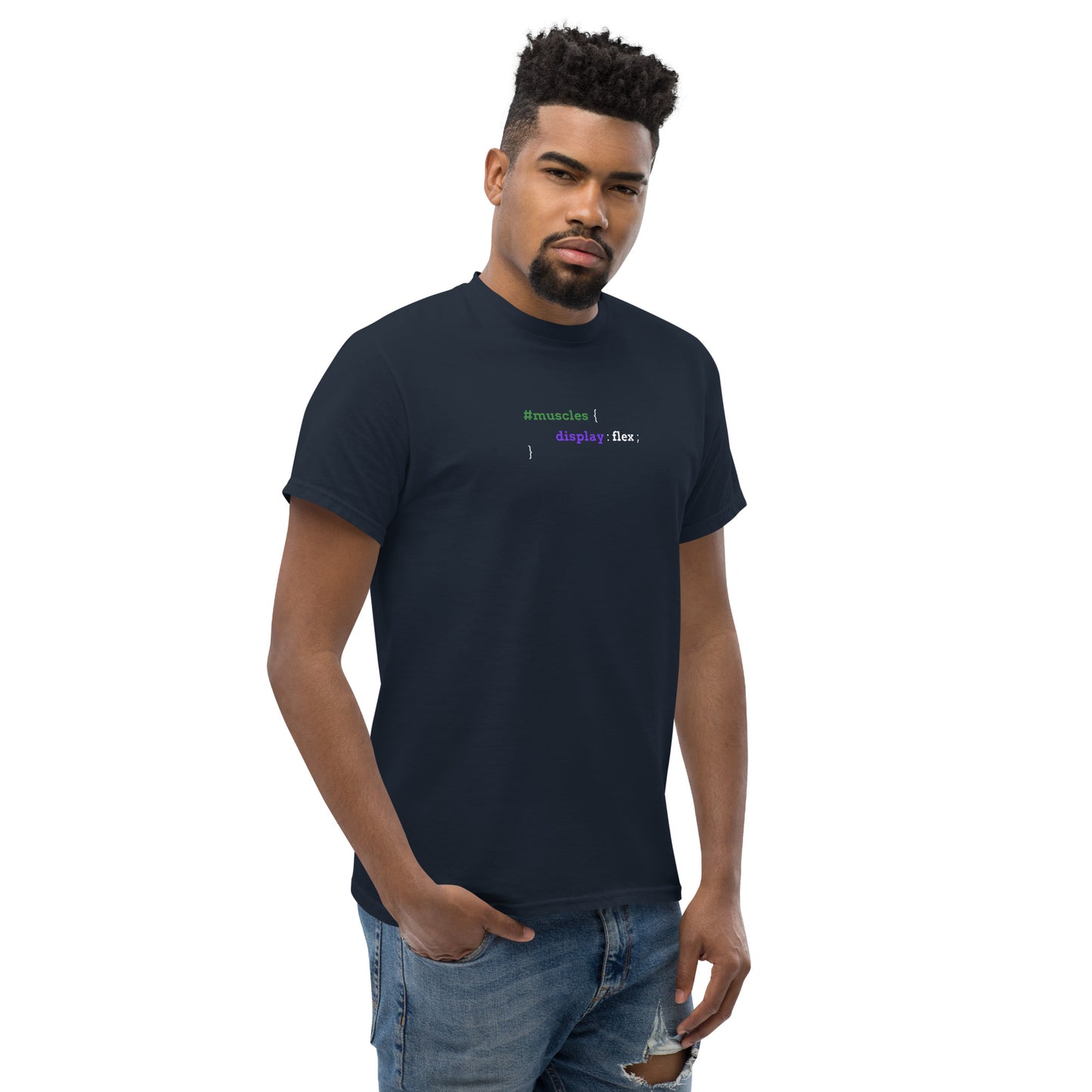 Muscles CSS tee