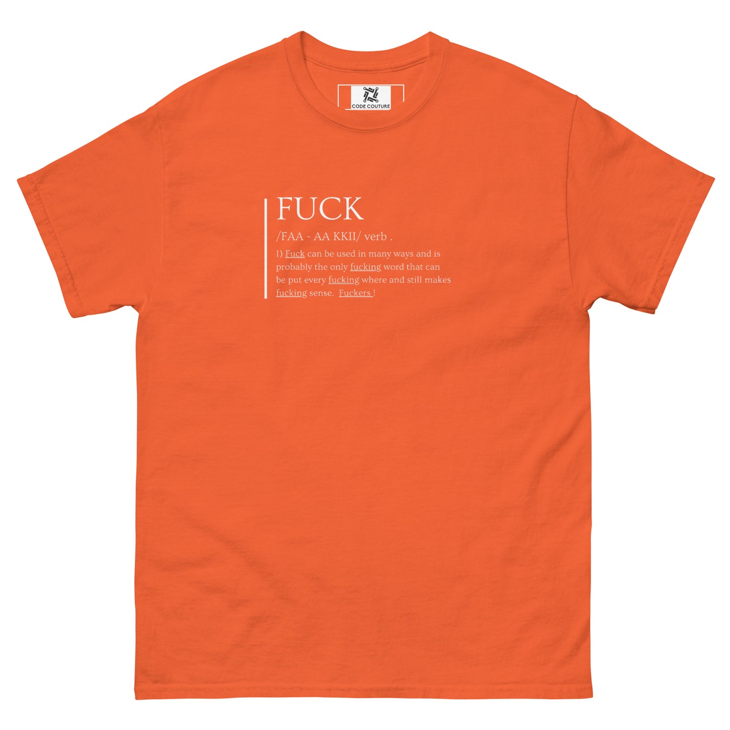 F#%K Definition tee - Dark