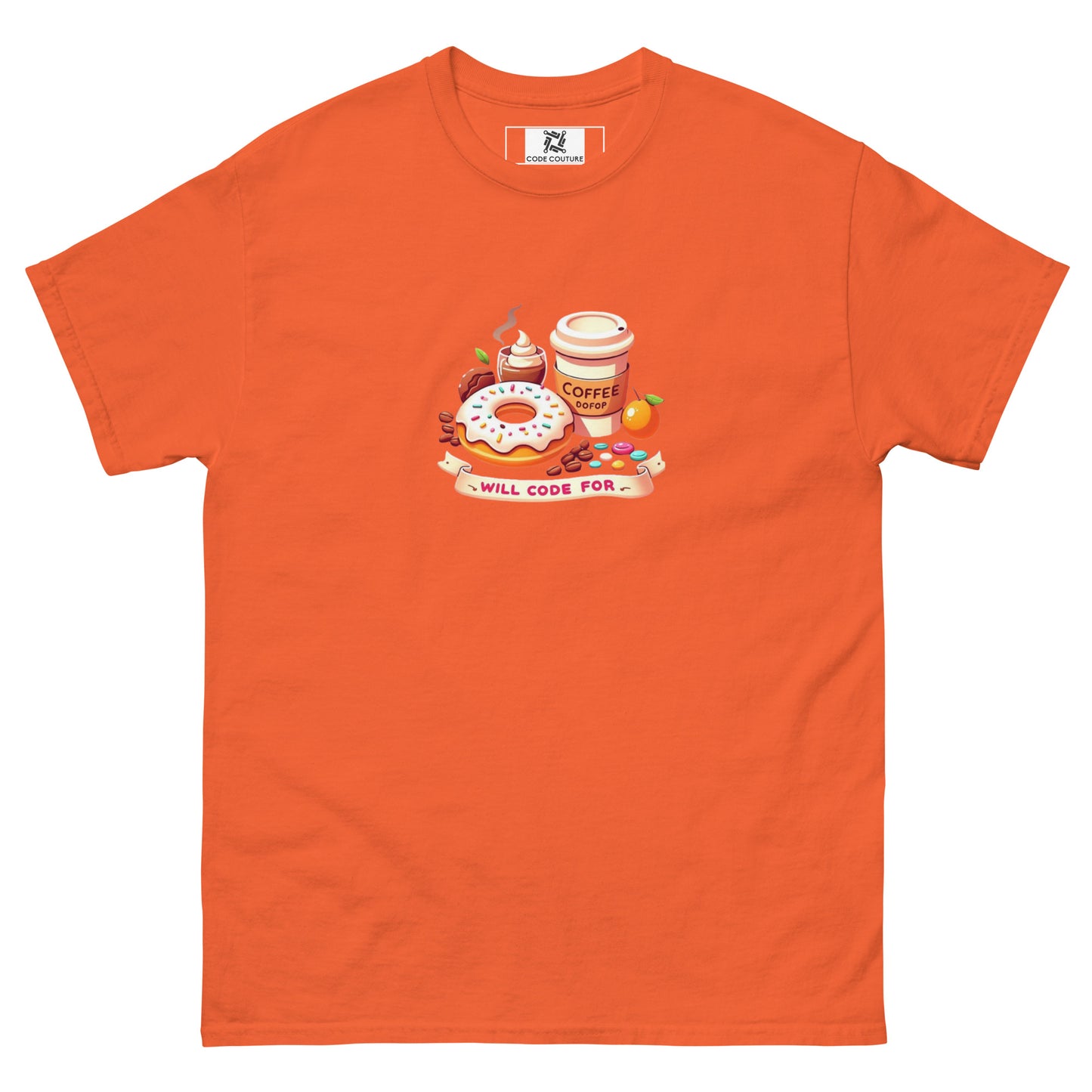 Code For Doughnuts tee - Dark