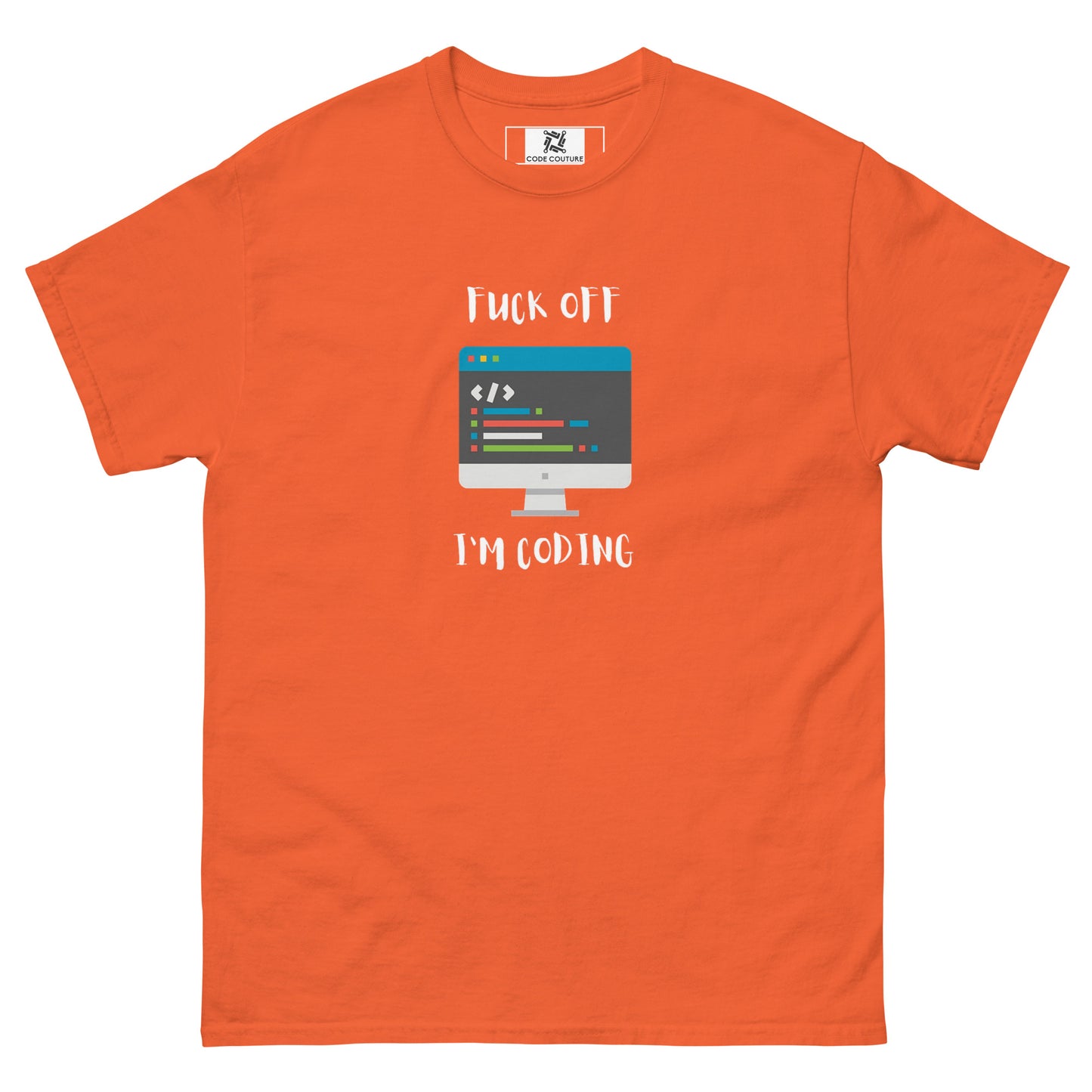 F Off I'm Coding tee - Dark