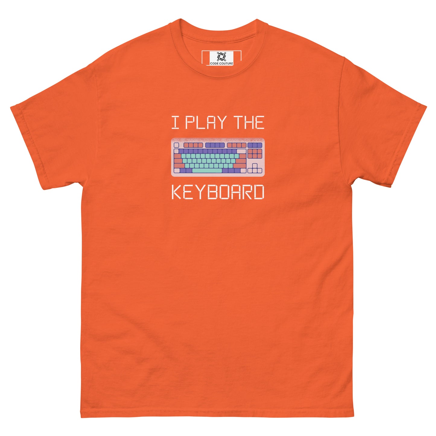 Play The Keyboard tee - Dark