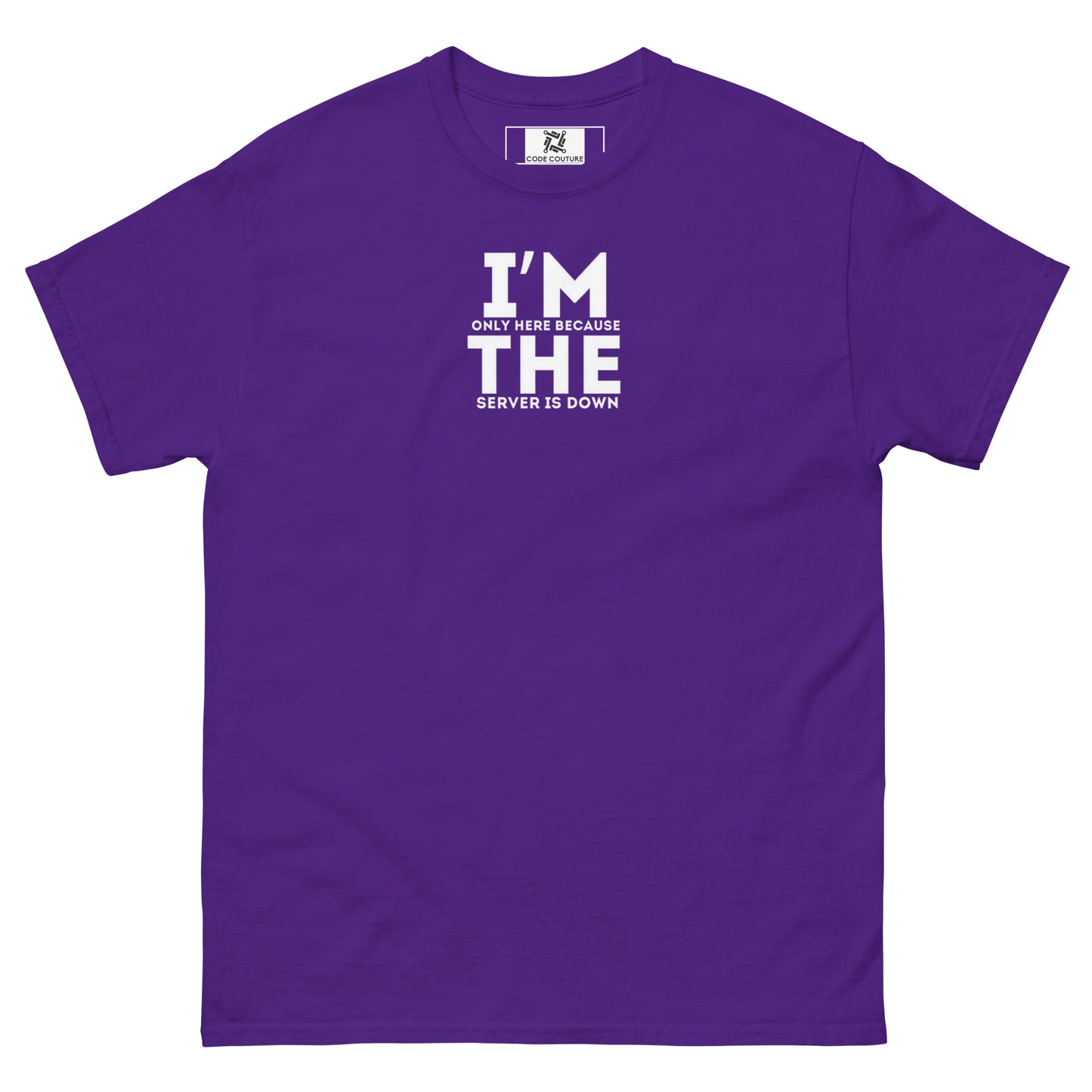 Why I'm here classic tee - Dark