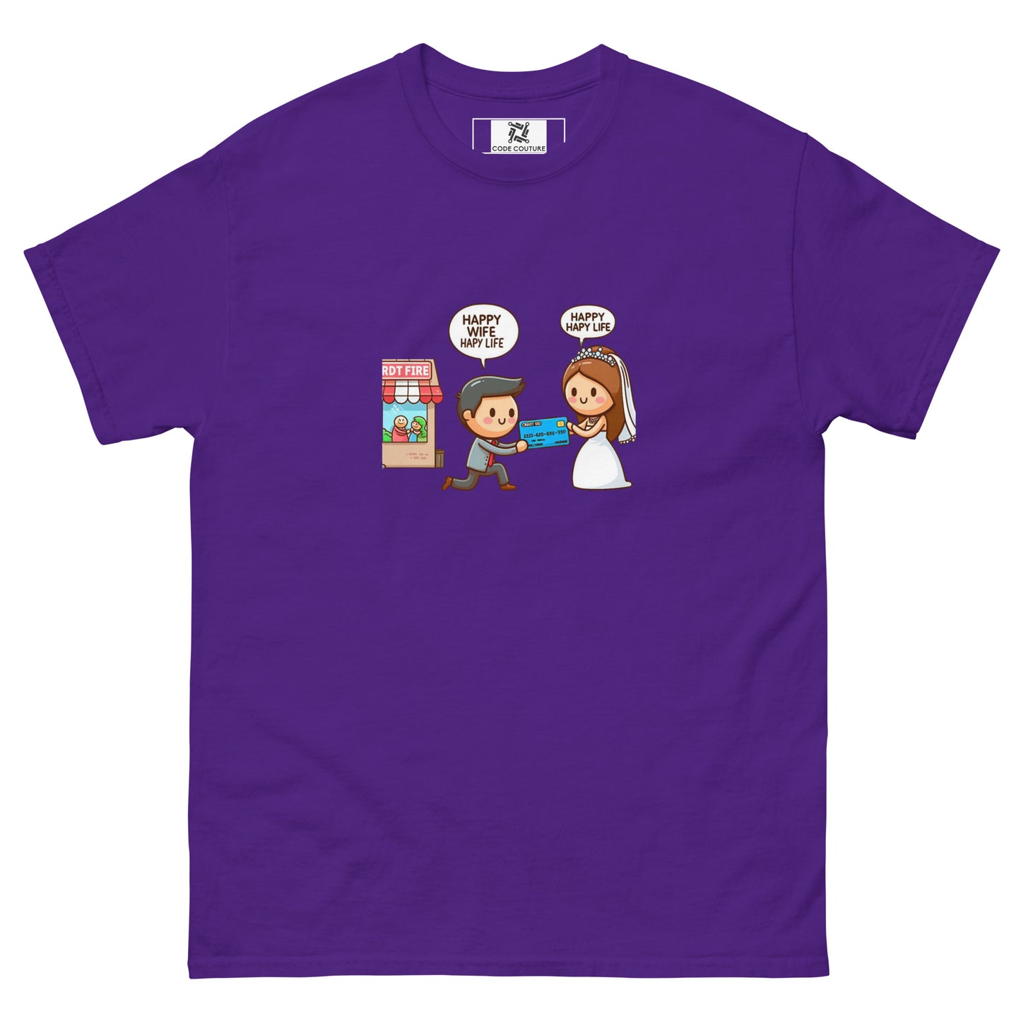 Happy Wife tee - Dark