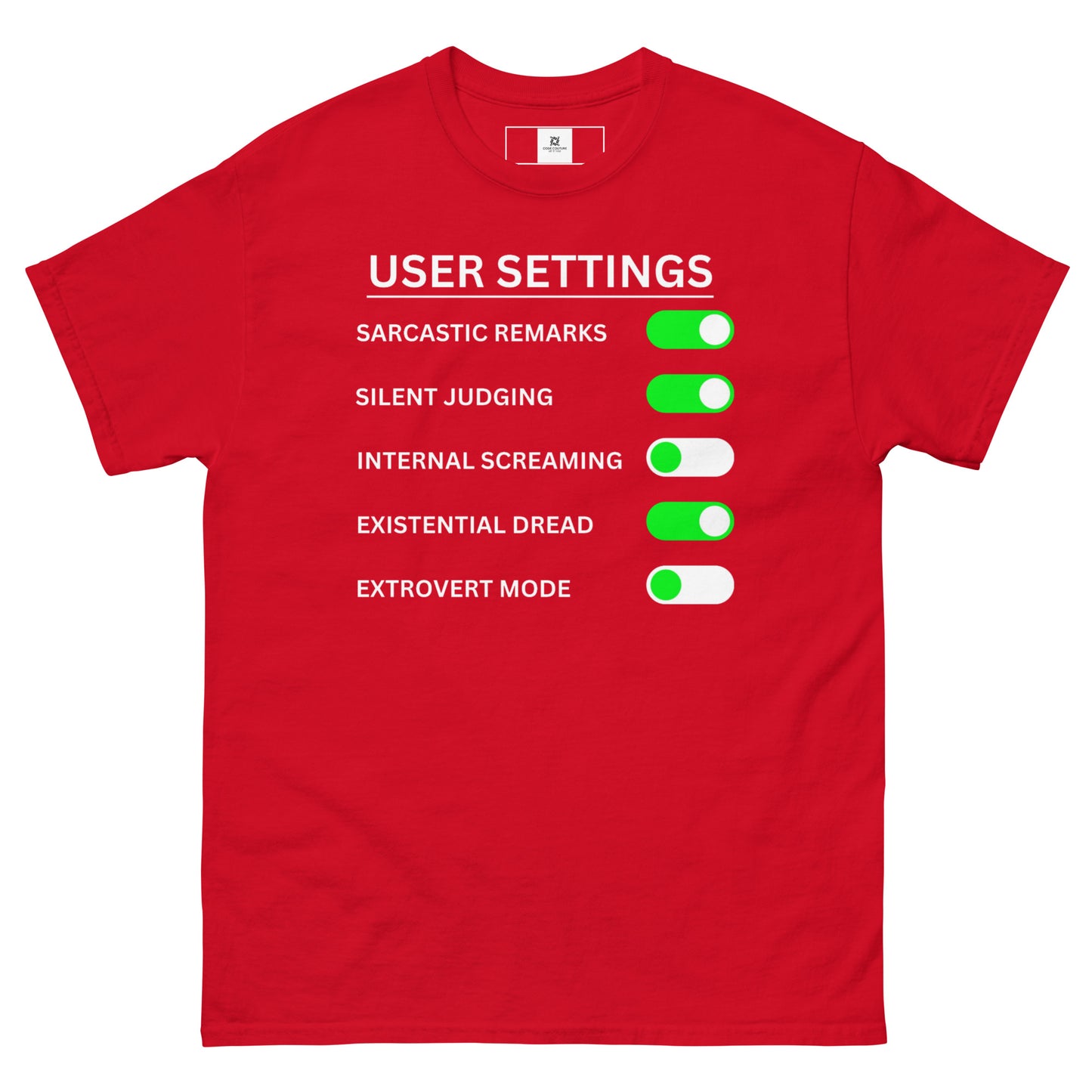 User Settings - Dark