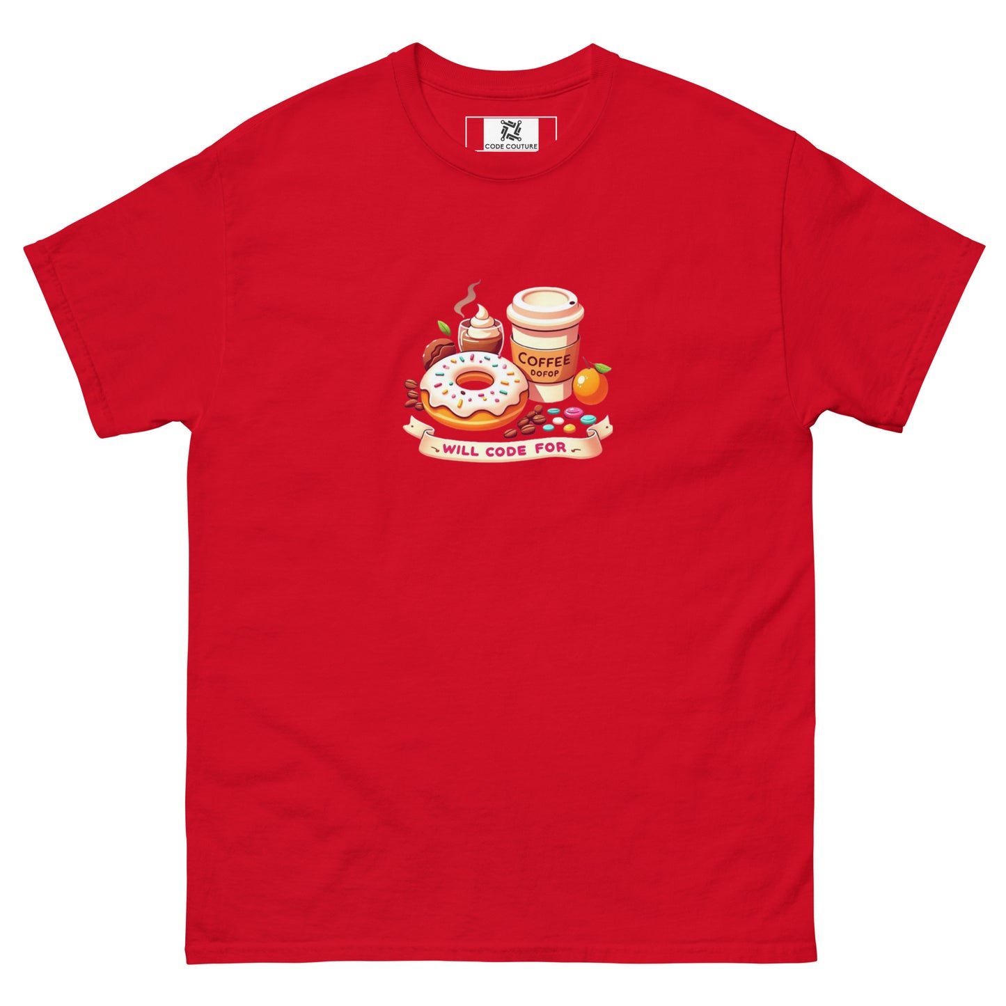 Code For Doughnuts tee - Dark