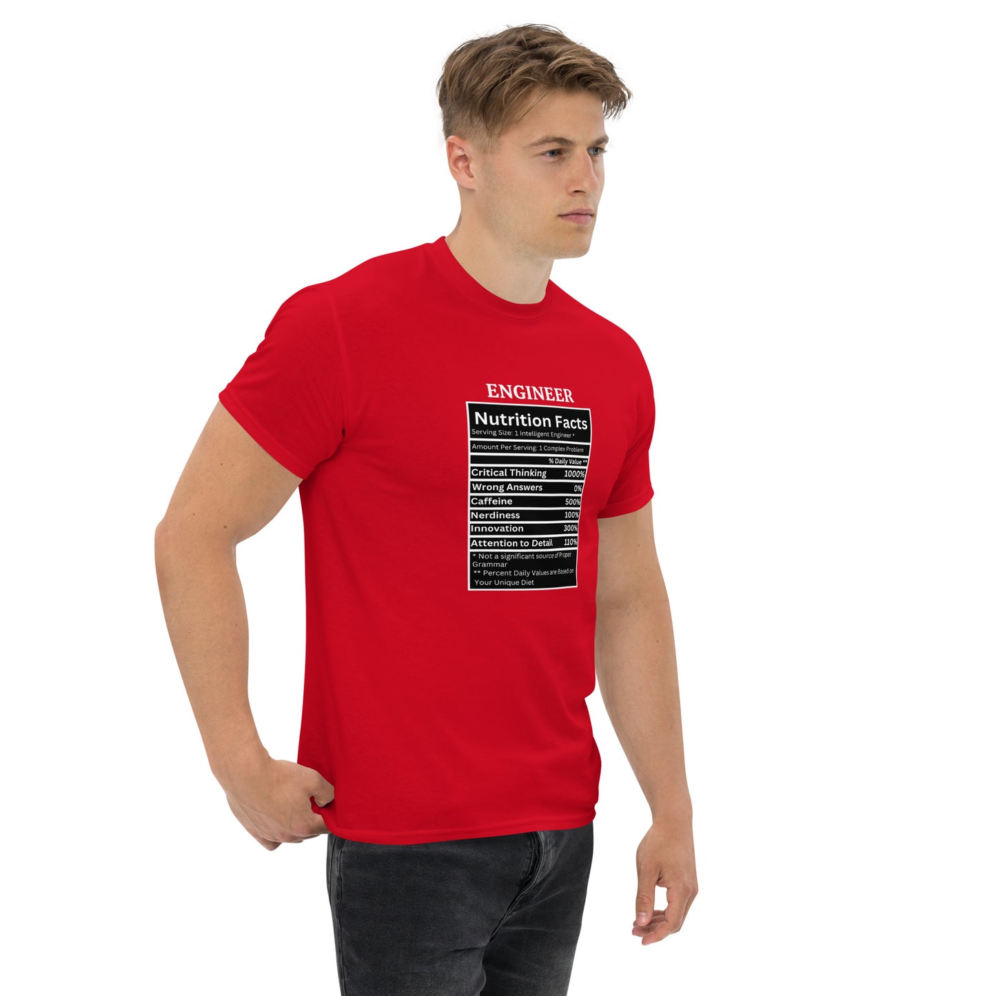 Nutrition Facts tee - Dark