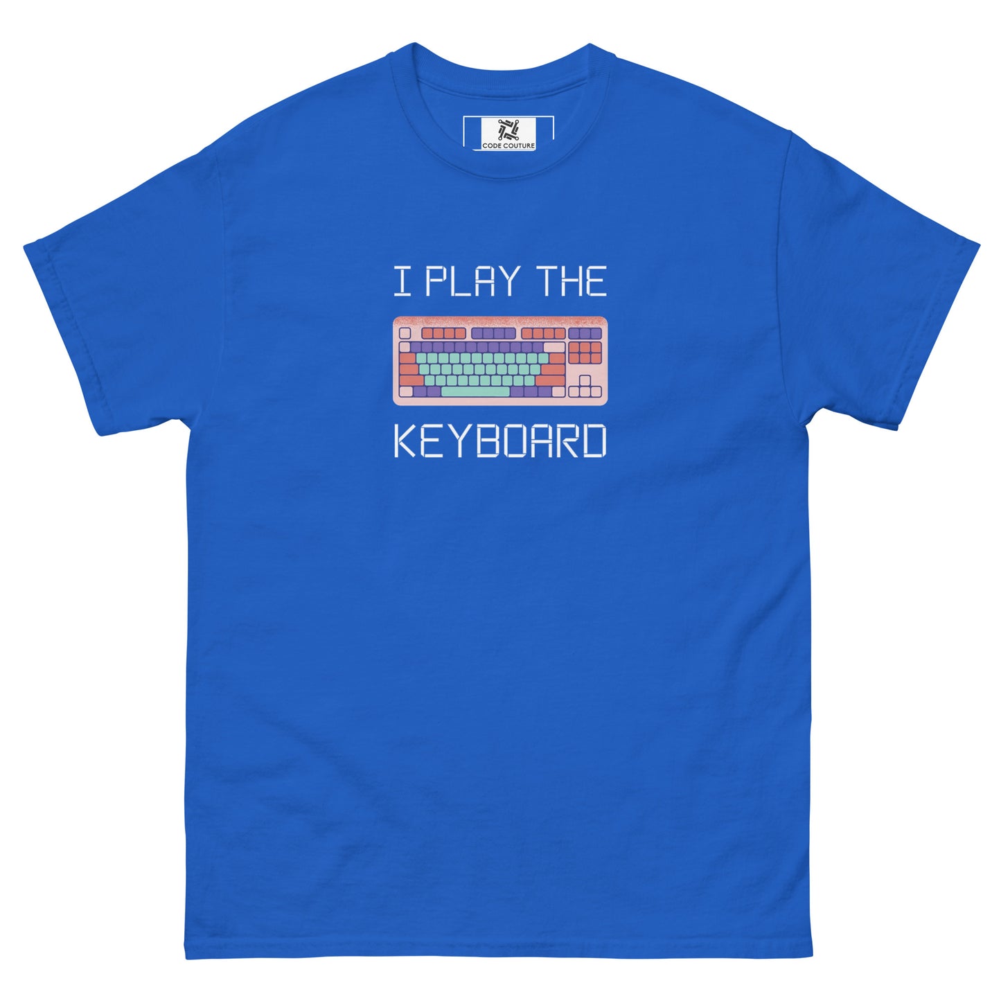 Play The Keyboard tee - Dark