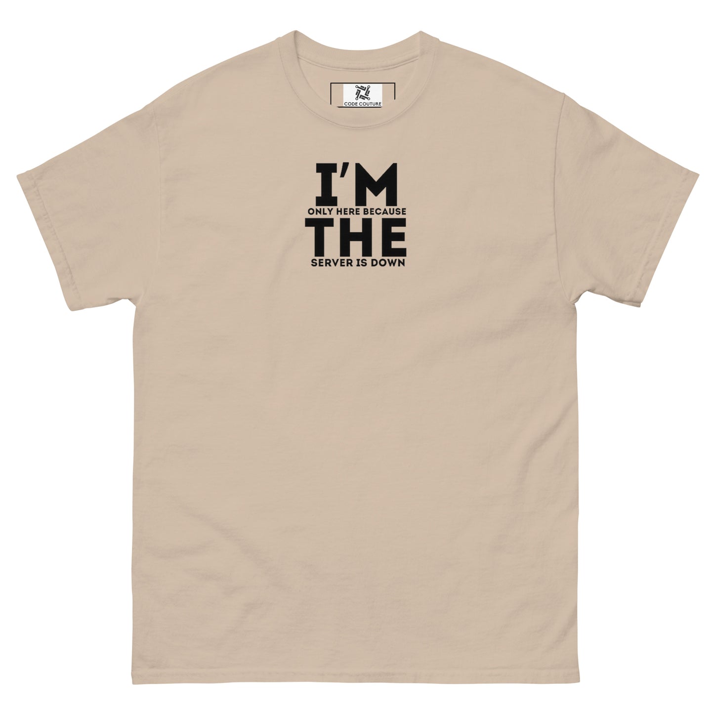 Why I'm here classic tee