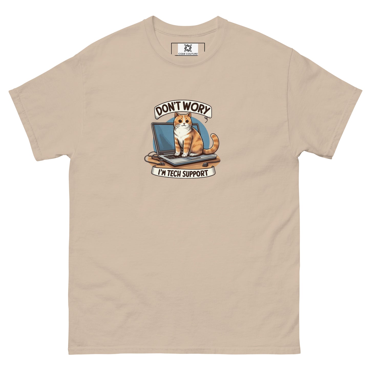 Kitty Tech Support tee