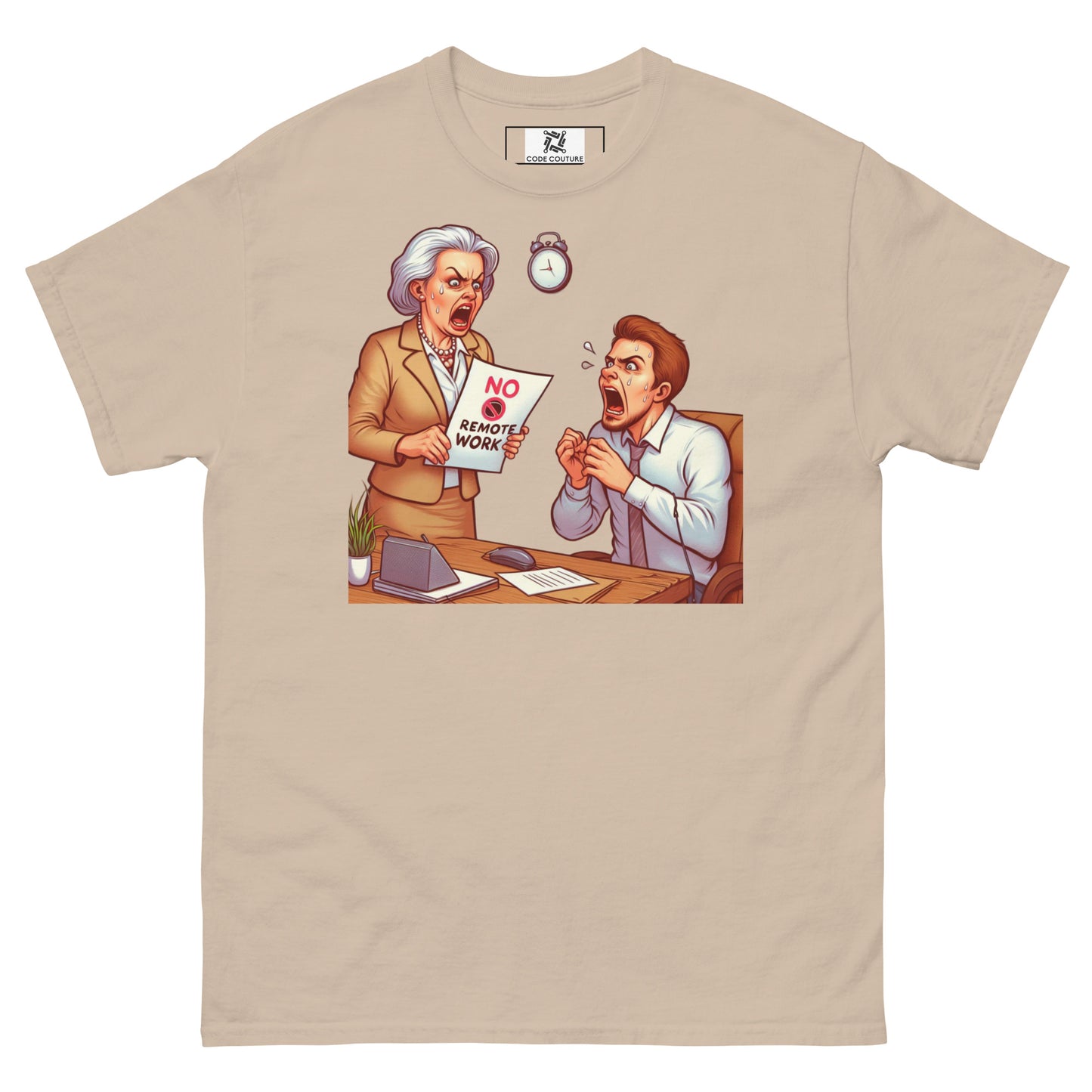 No Remote Work classic tee