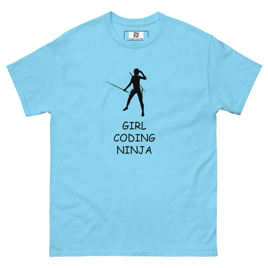 Girl Coding Ninja classic tee