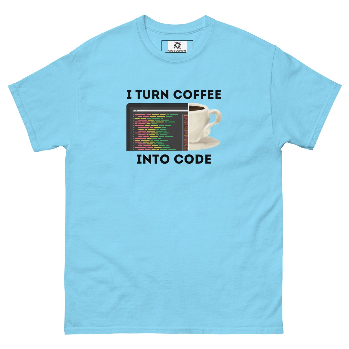 Coffee into Code classic tee - Light