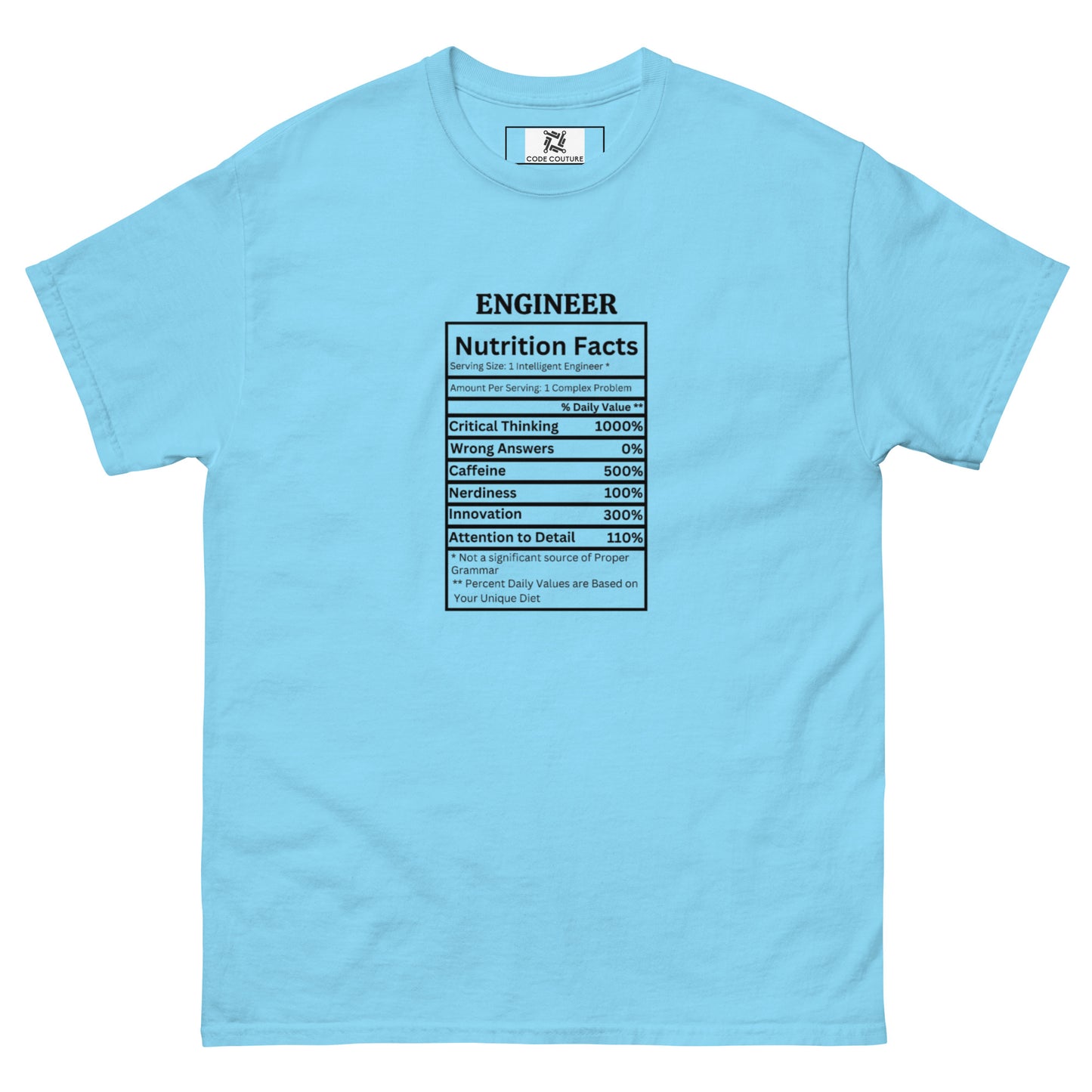 Nutrition Facts tee