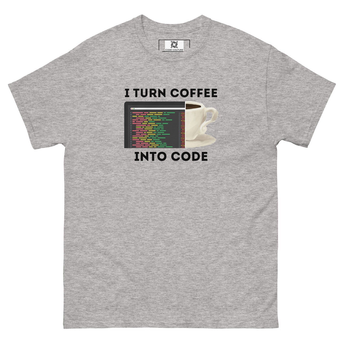 Coffee into Code classic tee - Light