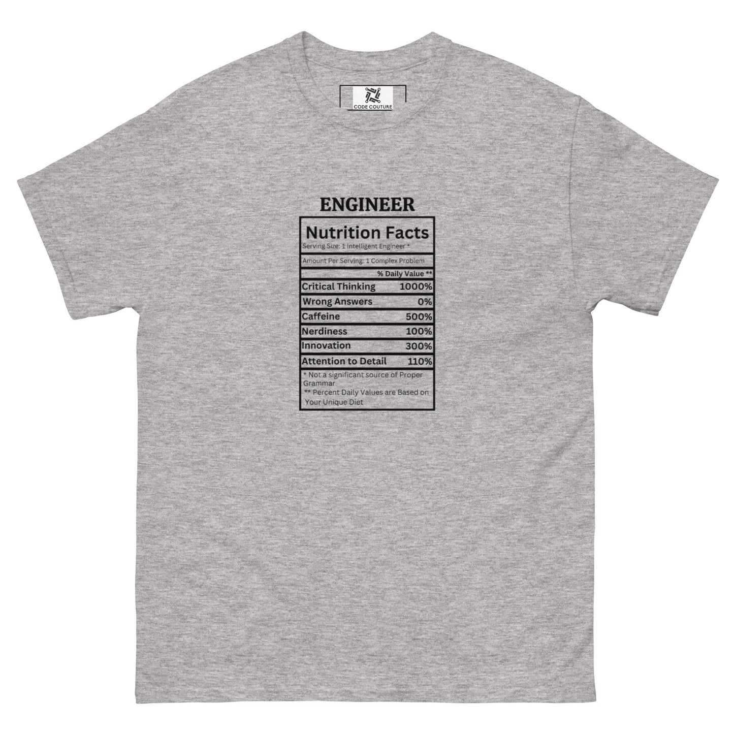 Nutrition Facts tee